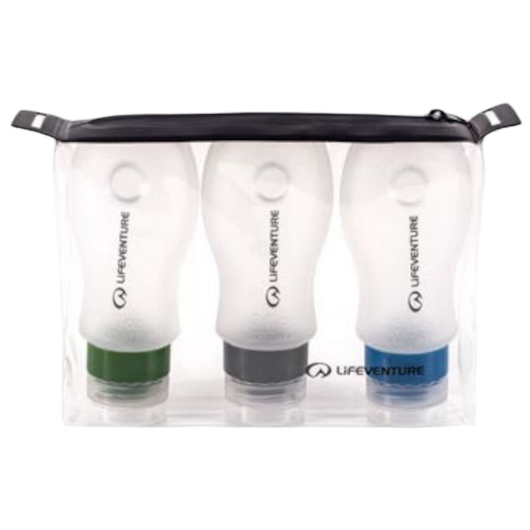 Lifeventure Set de Botellas, unisex, silicona.