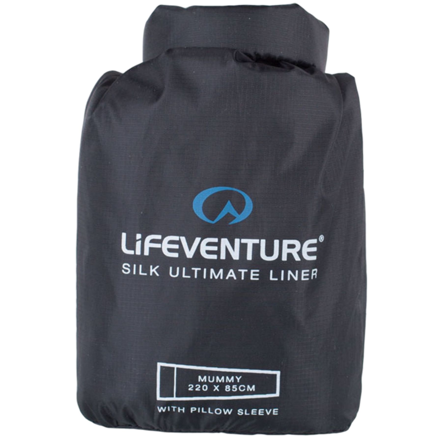 Lifeventure Silke Ultimate Funda de Saco de Dormir, momia, negro