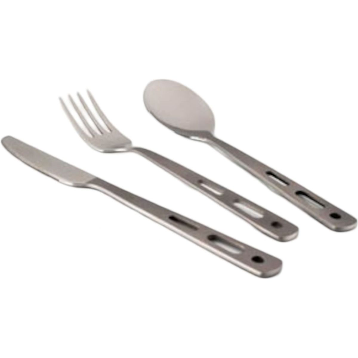 Lifeventure Stainless Steel, juego de cubiertos, unisex, acero inoxidable.