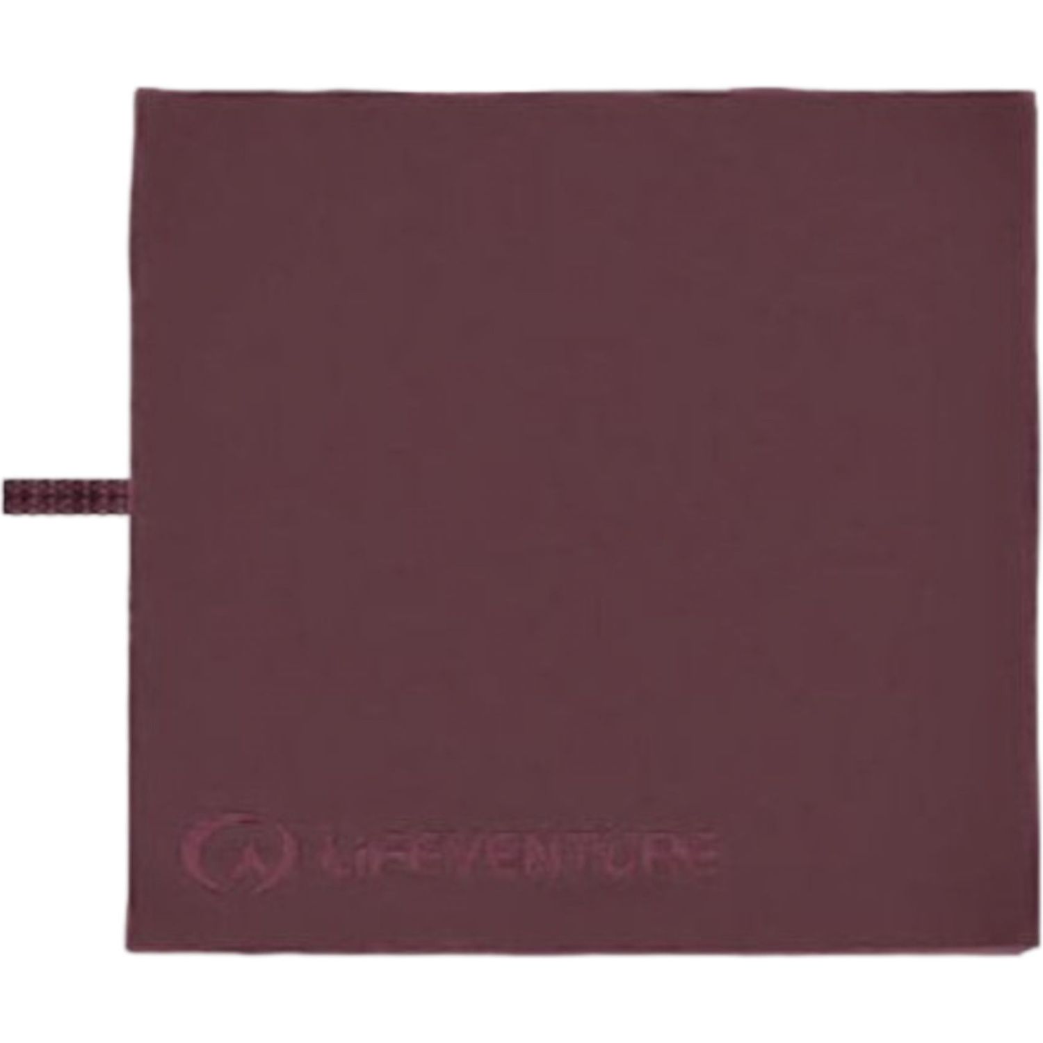 Lifeventure Toalla Trek en SoftFibre Reciclado, unisex, rojo grosella negra