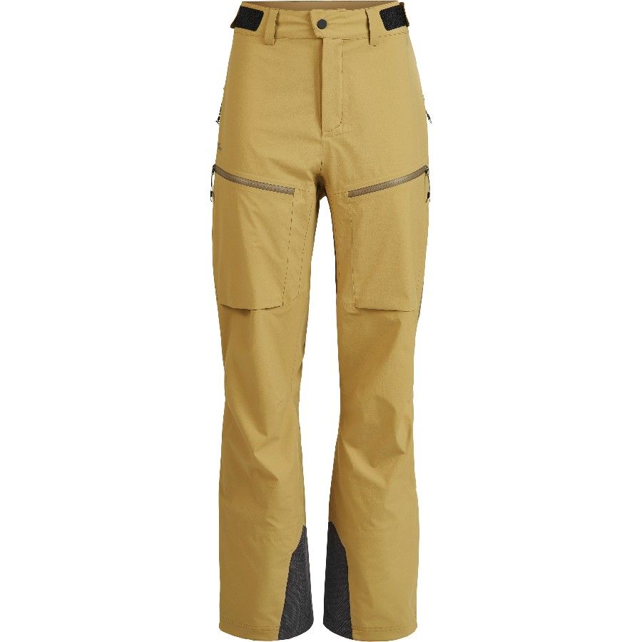 Lundhags Abisku Waterproof Pants W, pantalones de senderismo, heno