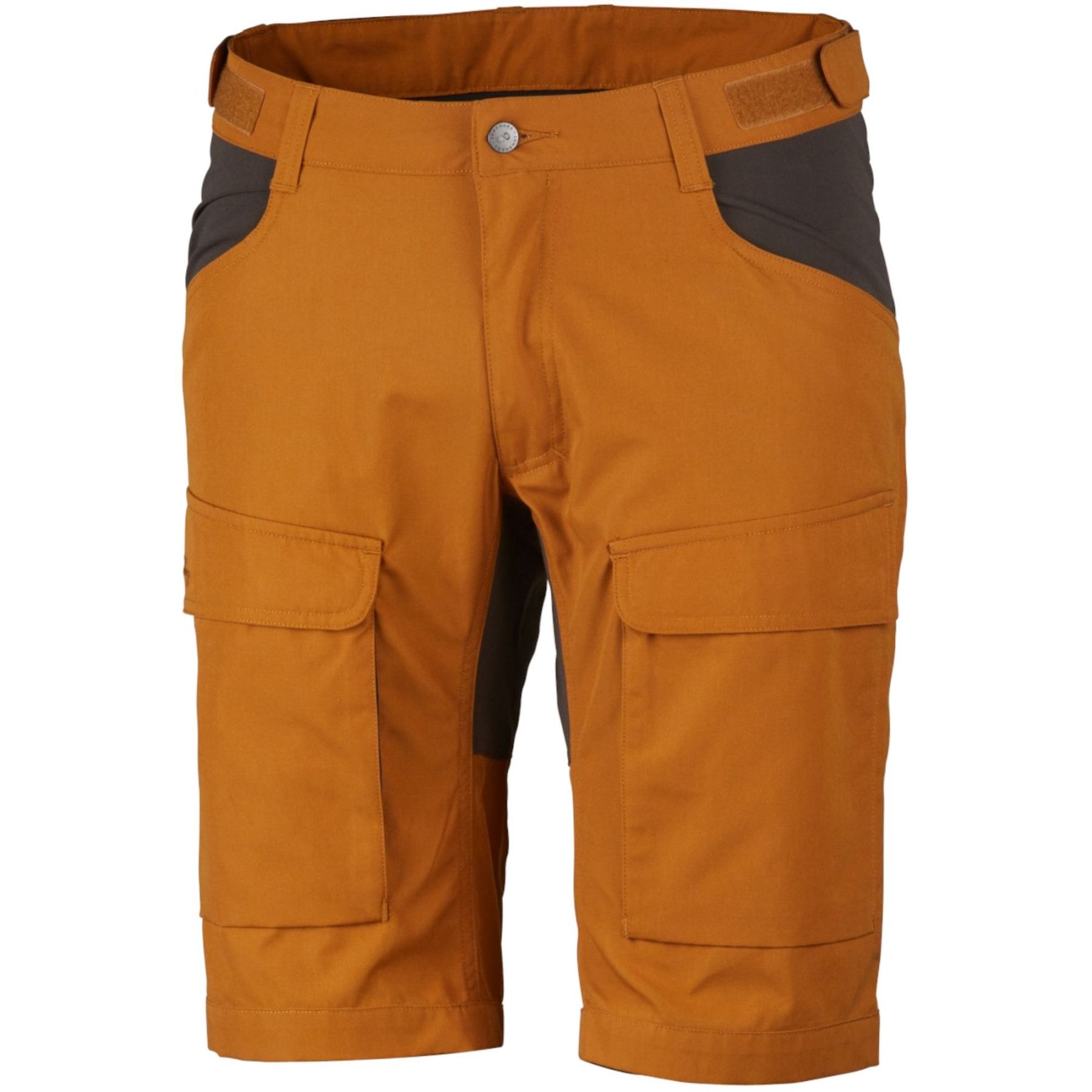 Lundhags Authentic II Ms Shorts, pantalones cortos de senderismo, hombre, dorado/verde