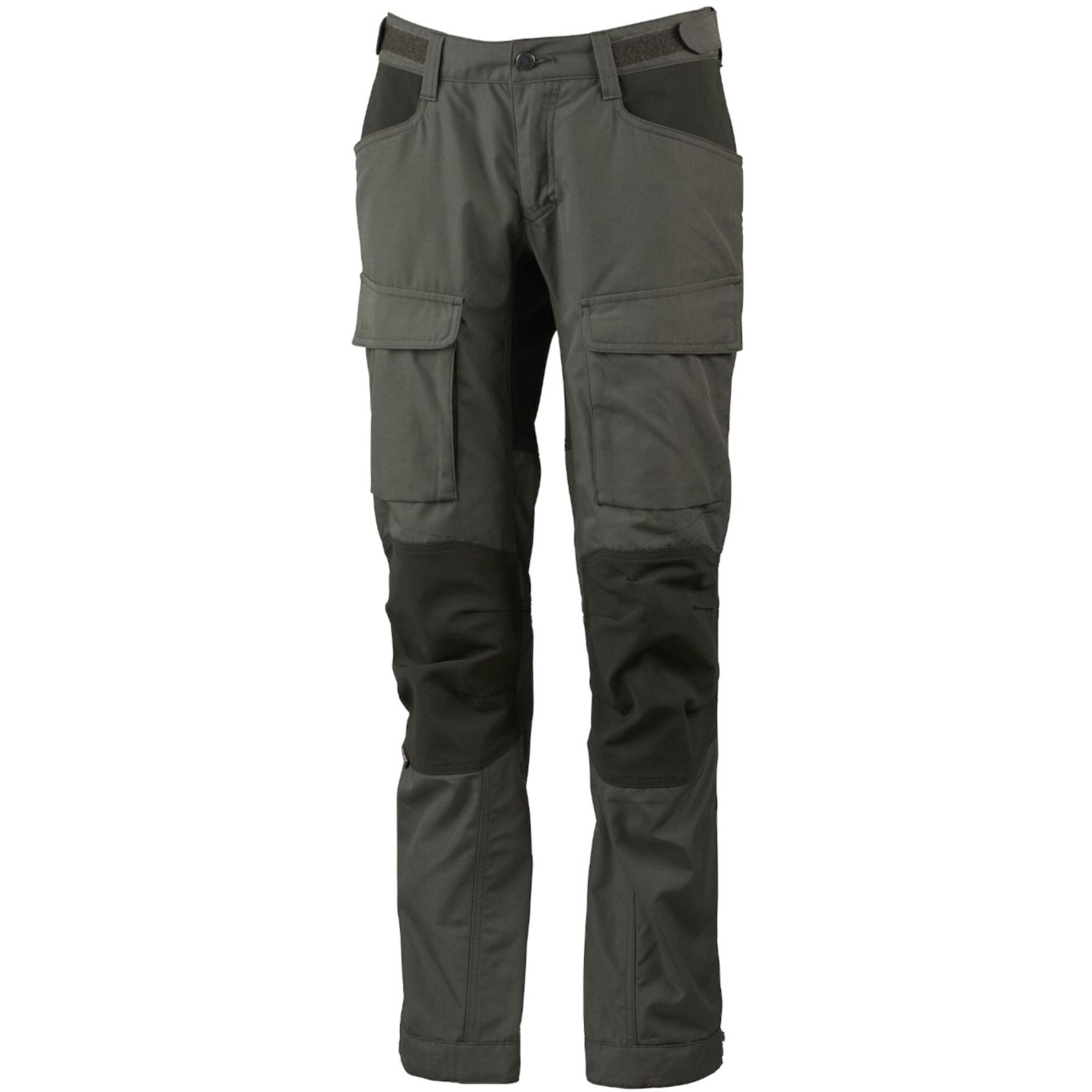 Lundhags Authentic II Pantalones, pantalones de senderismo, mujer, gris