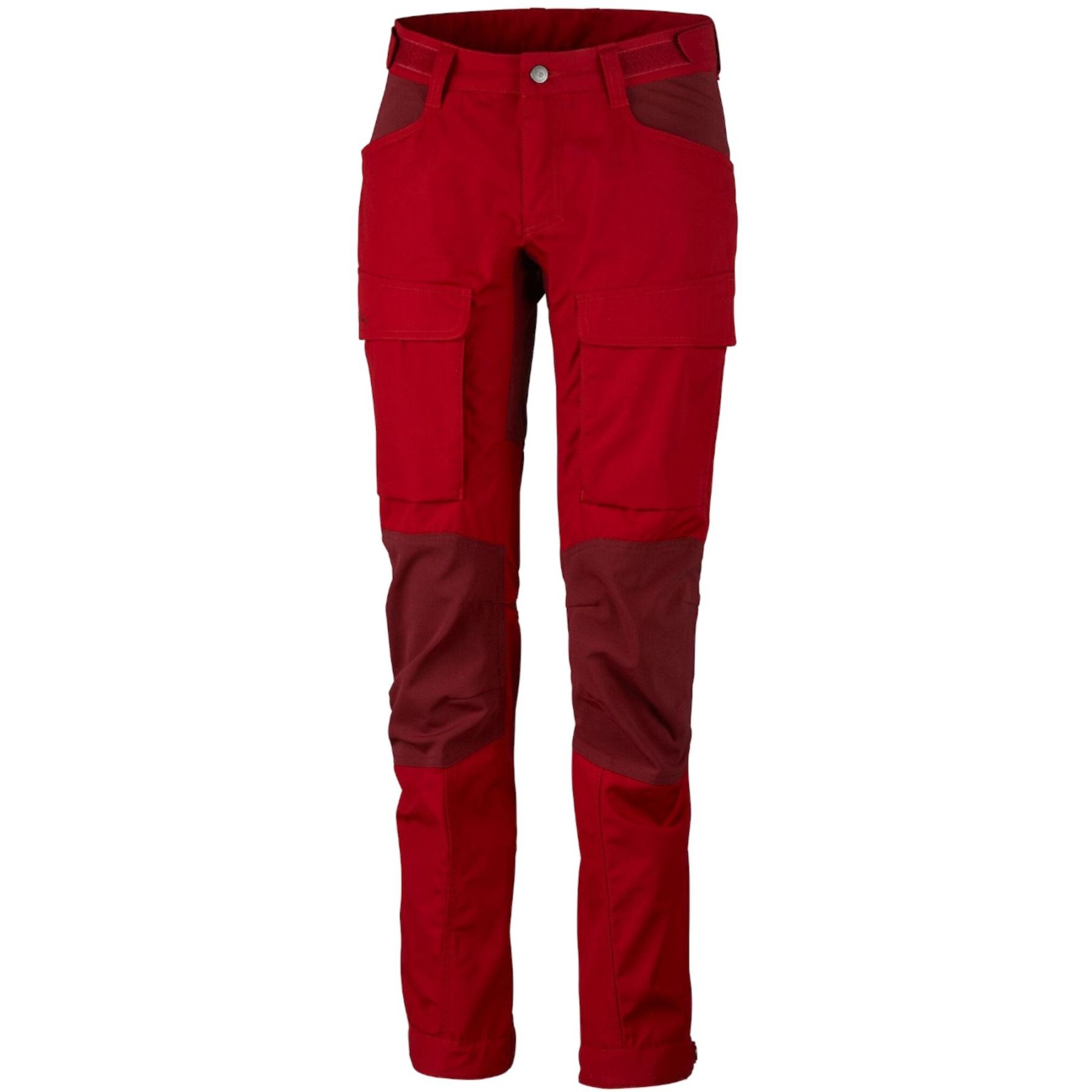 Lundhags Authentic II Pantalones, pantalones de senderismo, mujer, rojo