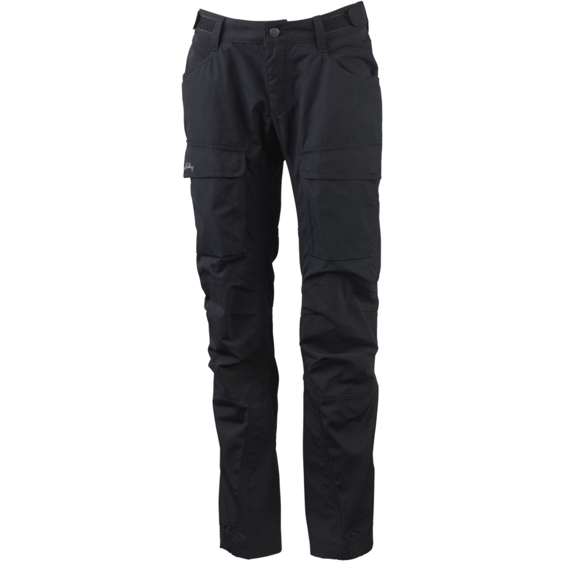 Lundhags Authentic II Pantalones Ws Long, pantalones de senderismo, mujer, negro