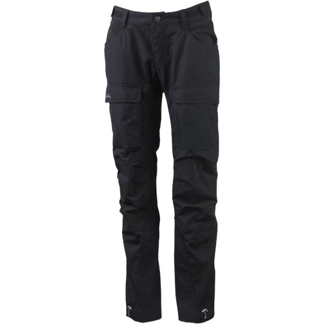 Lundhags Authentic II Pantalones Ws, pantalones de senderismo, mujer, negro