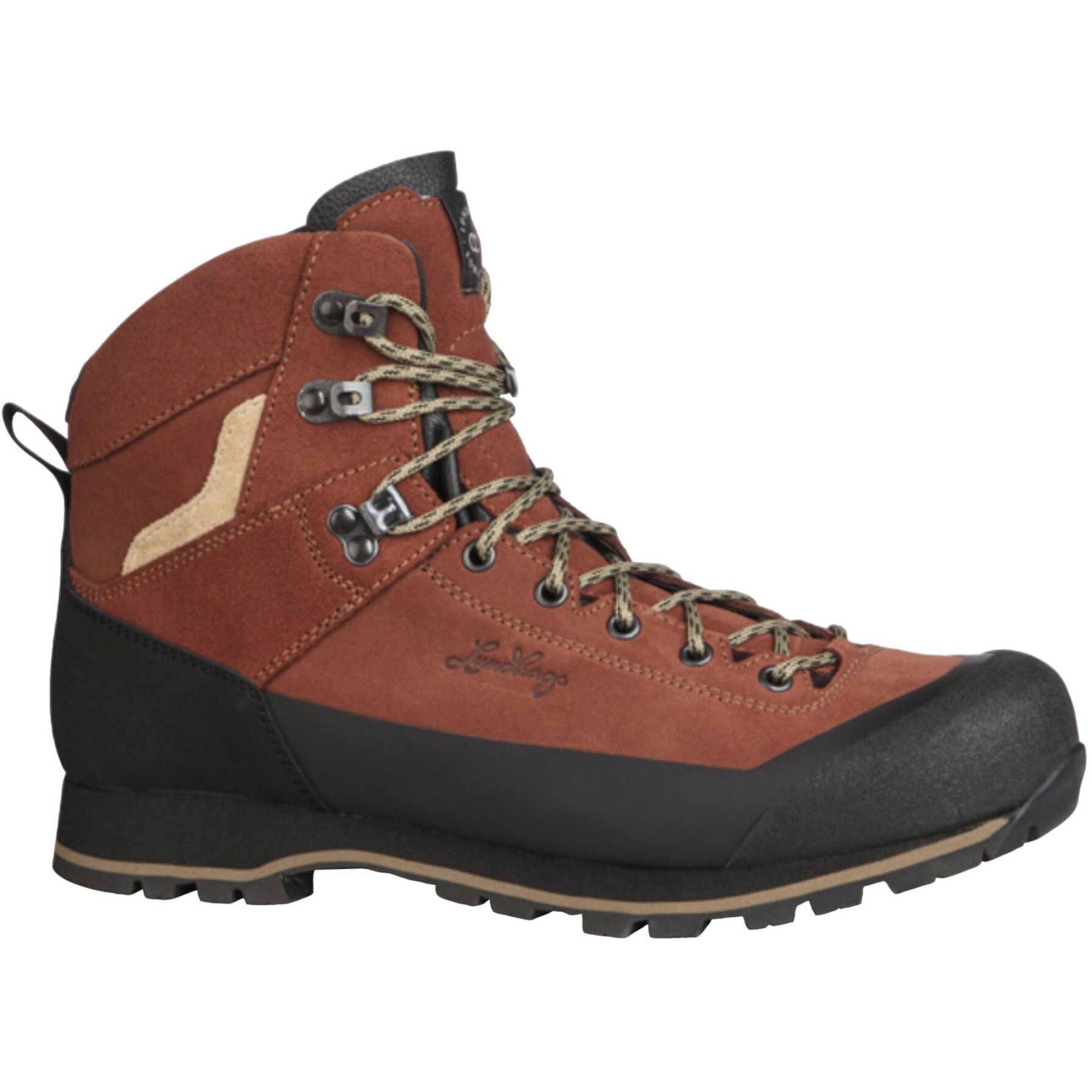 Lundhags Bjerg Mid, botas de senderismo, unisex, rojo