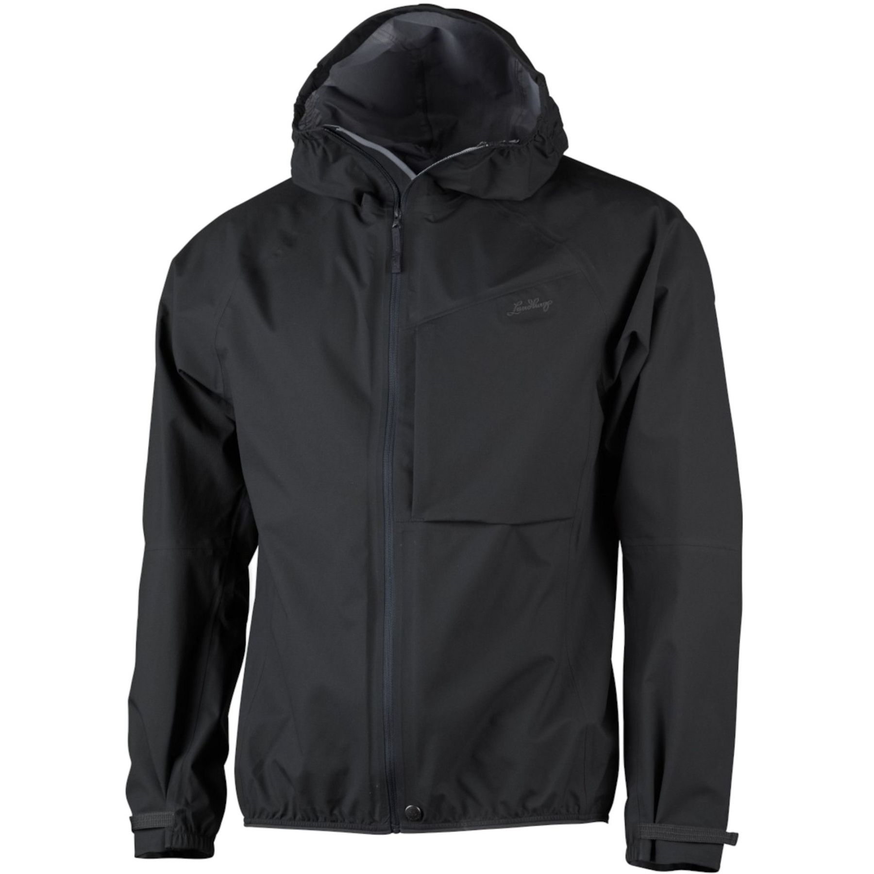 Lundhags Chaqueta Lo Ms, chaqueta shell, hombre, gris