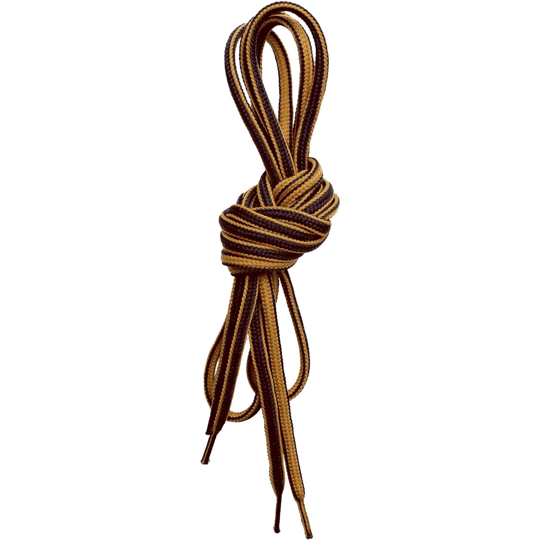 Lundhags Cordones Redondos 130cm, cordones, amarillo/marrón
