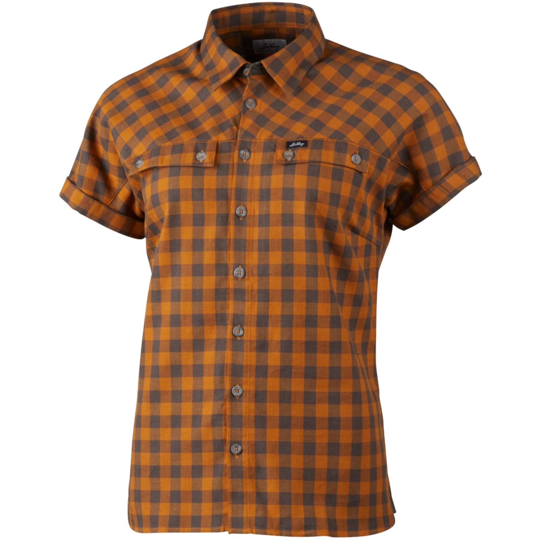 Lundhags Ekren Camisa de Manga Corta, camisa, mujer, dorado