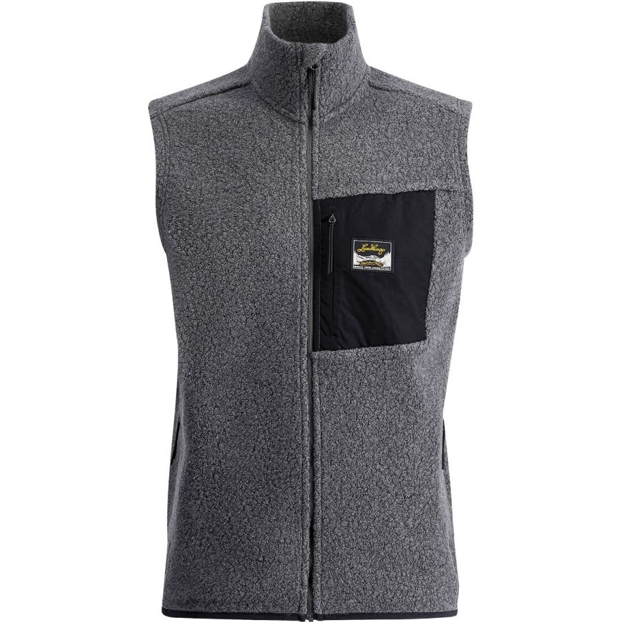 Lundhags Flok Wool Chaleco de Pila, capa intermedia, hombre, gris