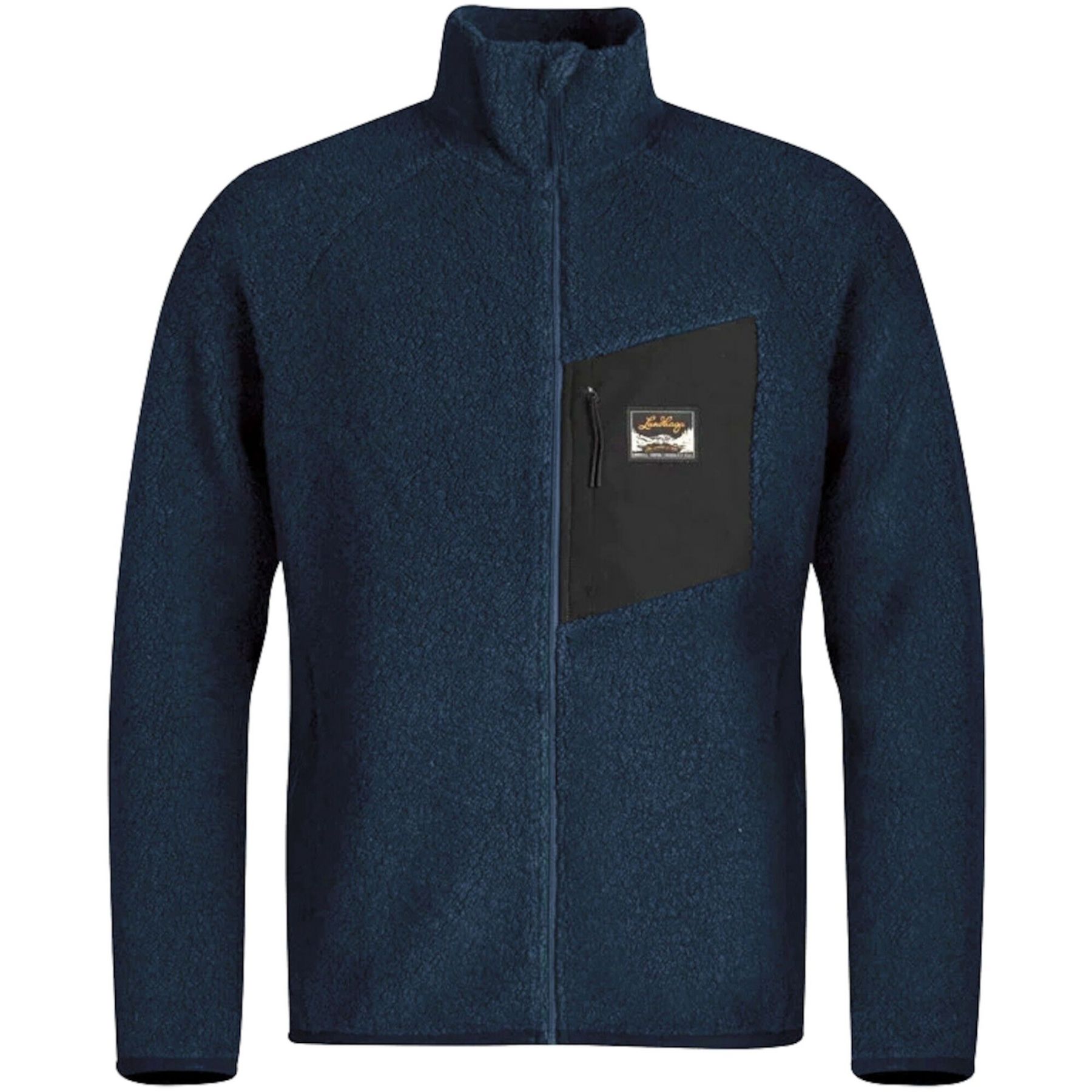 Lundhags Flok Wool Ms Pile, capa intermedia, hombre, azul