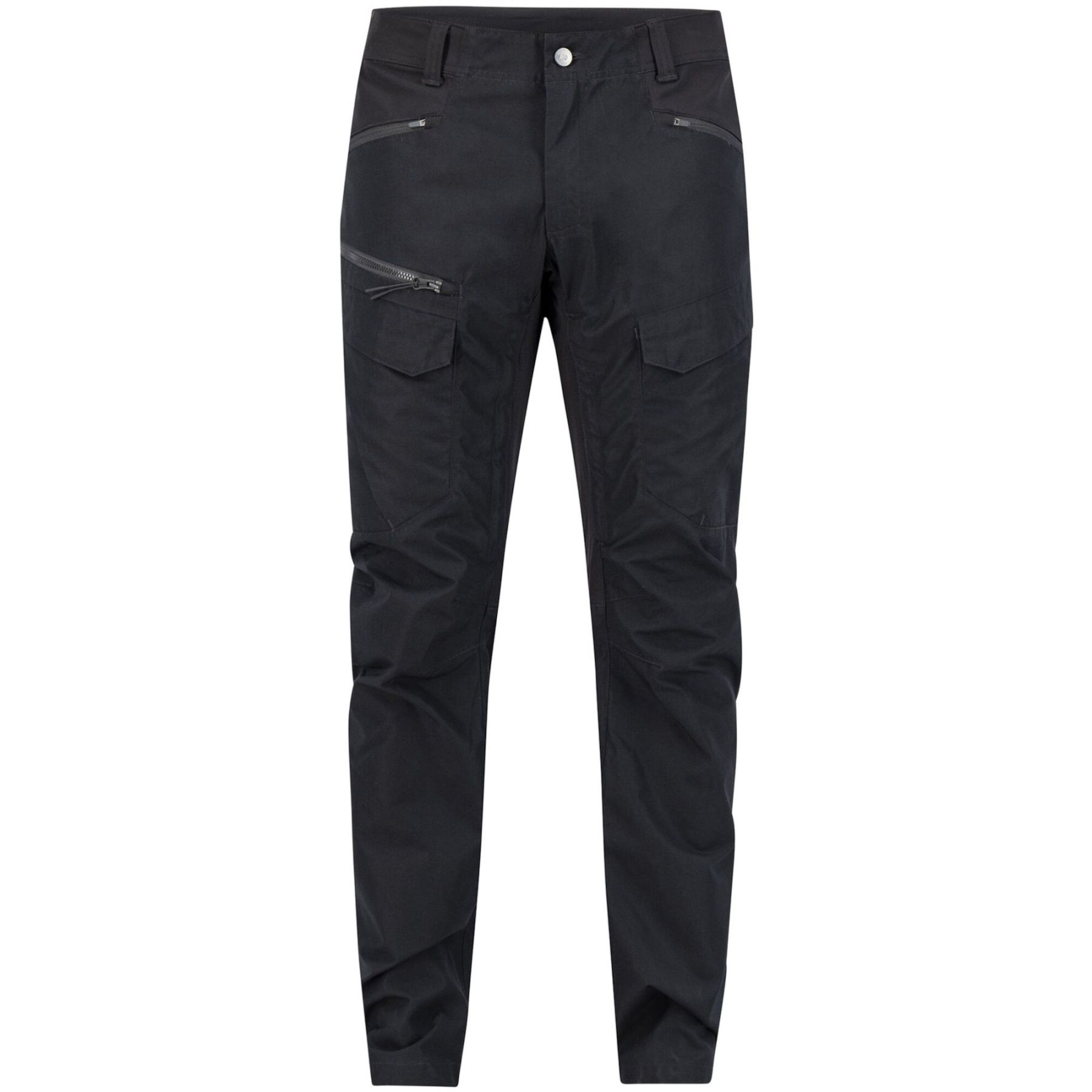 Lundhags Fulu Cargo Stretch Hybrid Pant, pantalones de senderismo, hombre, negro