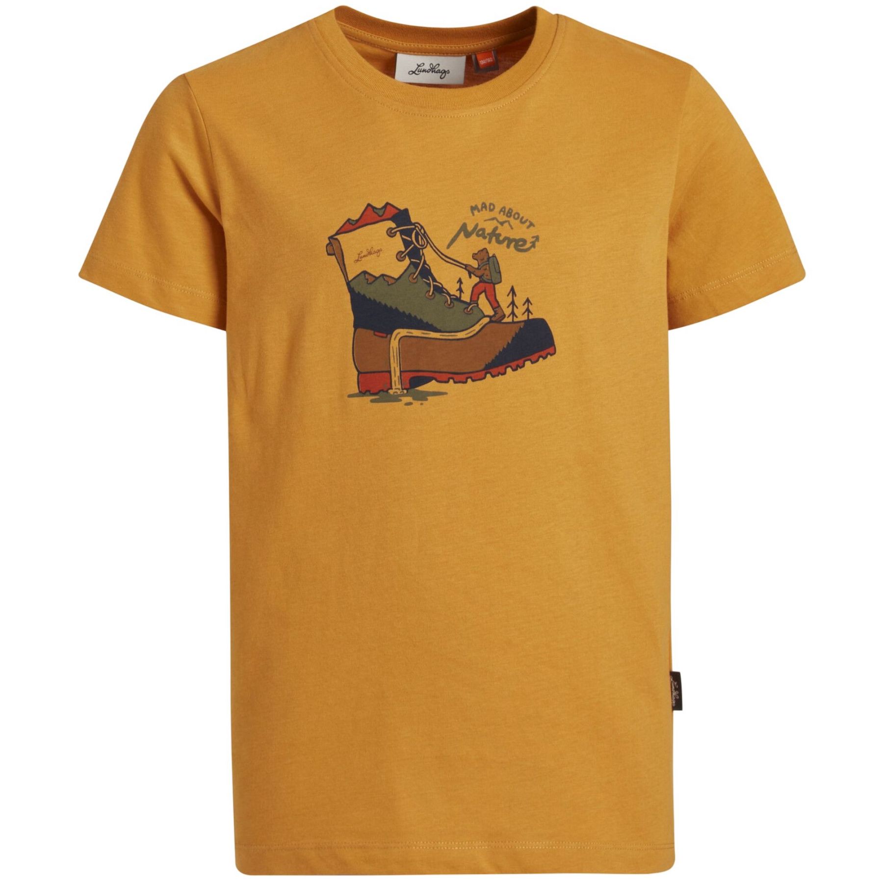Lundhags Fulu Climbing T-shirt Jr, camiseta, junior, dorado