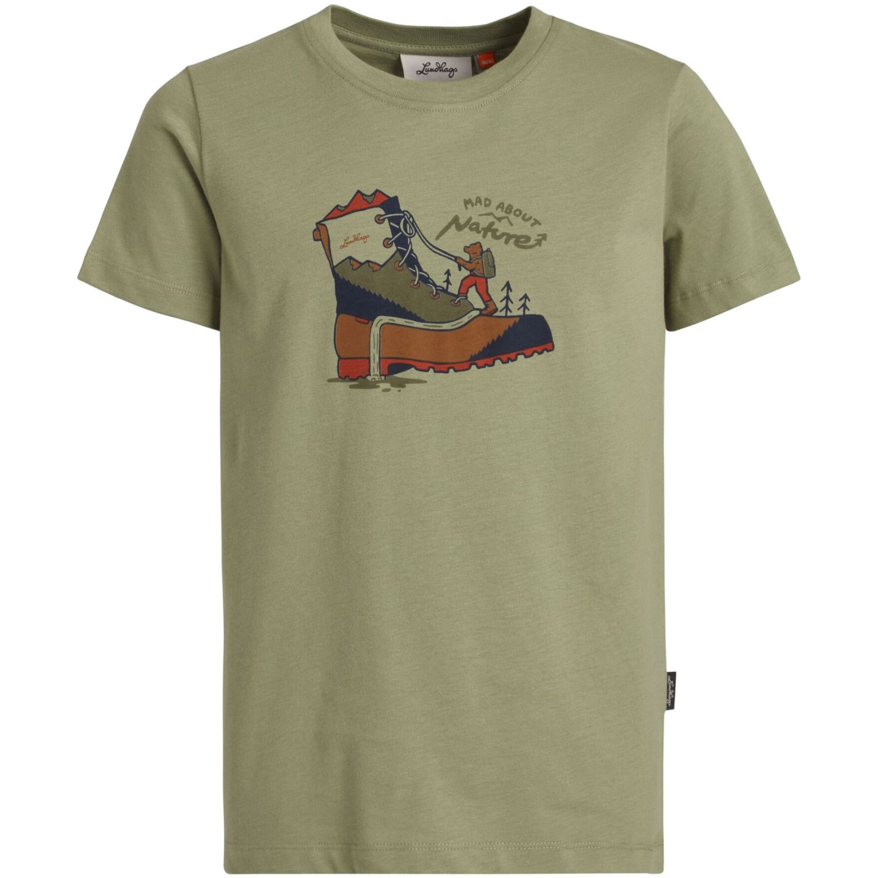 Lundhags Fulu Climbing T-shirt Jr, camiseta, junior, verde