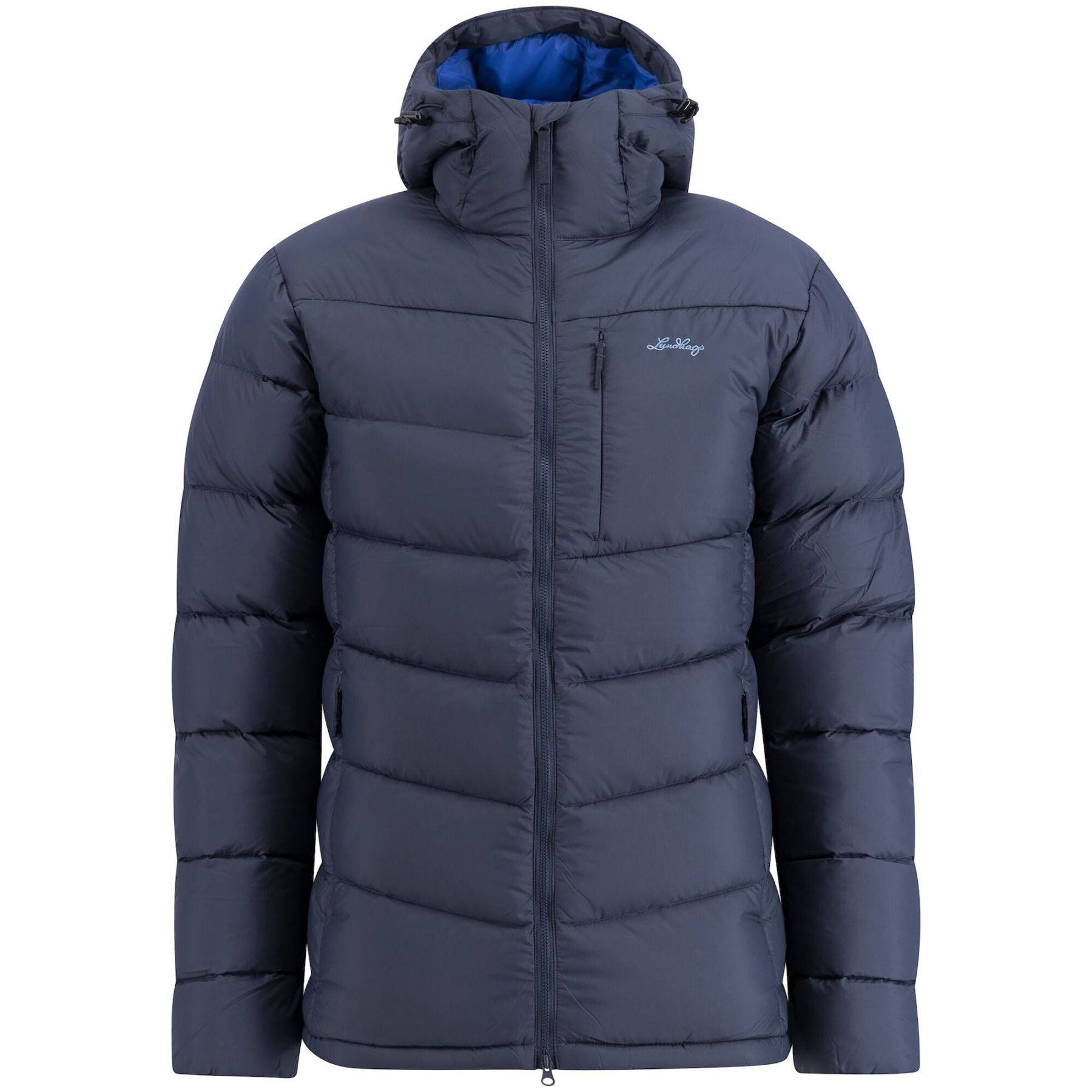 Lundhags Fulu Down Hooded Jacket, chaqueta de plumón, hombre, azul