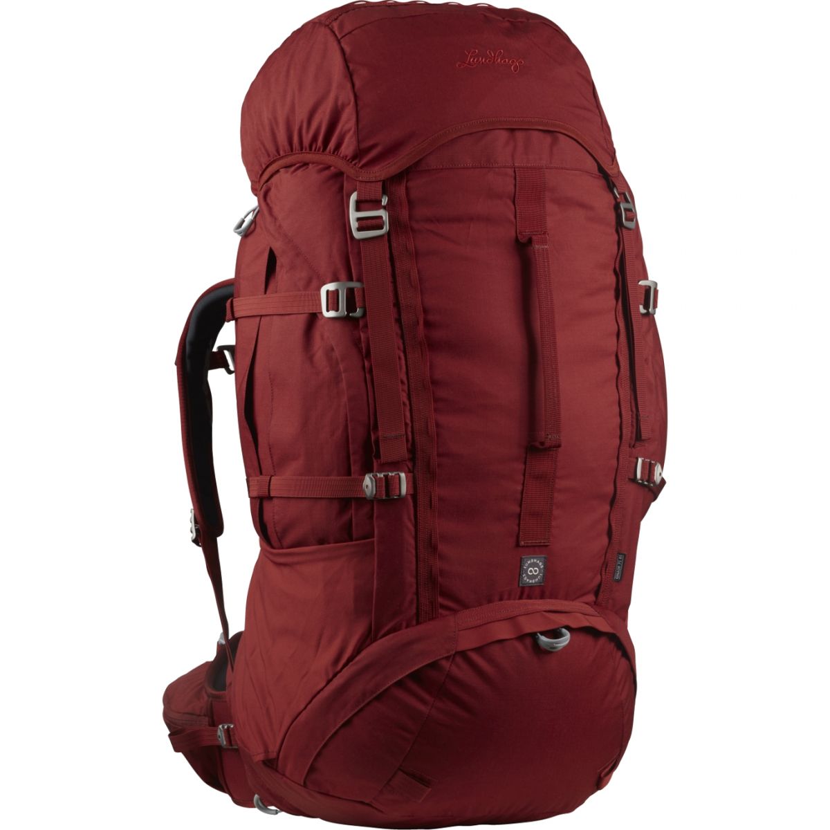 Lundhags Gnaur 75 RS, mochila, rojo
