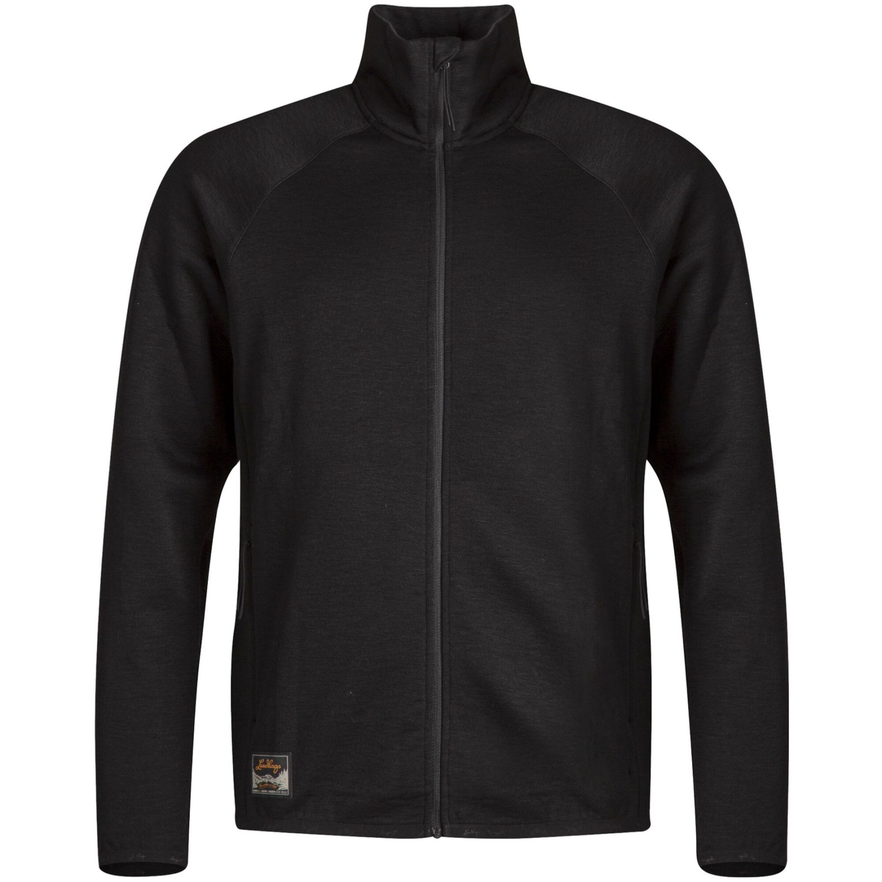 Lundhags GOnesizein Wool Ms Knit, capa intermedia, hombre, negro