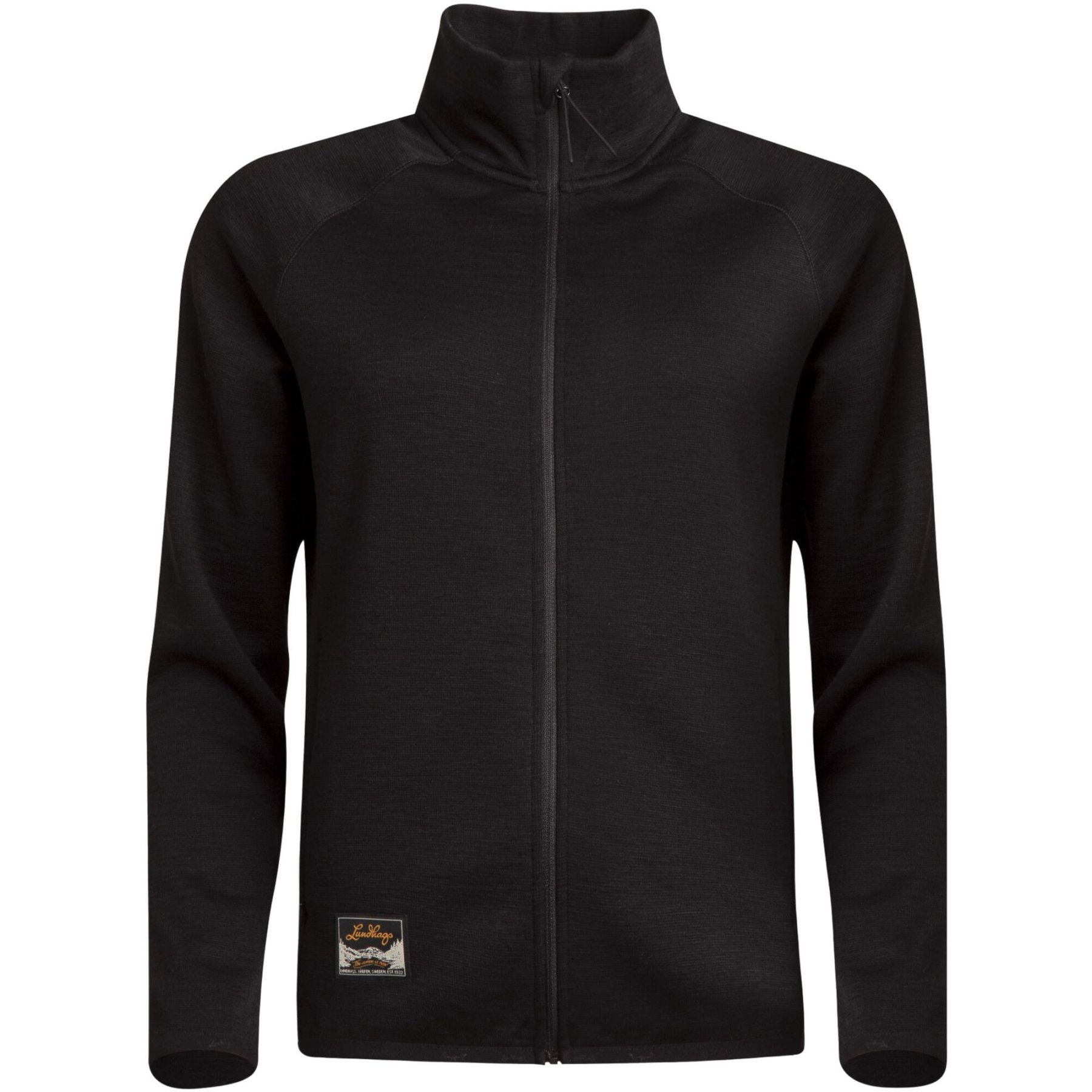 Lundhags GOnesizein Wool Ws Knit, capa intermedia, mujer, negro