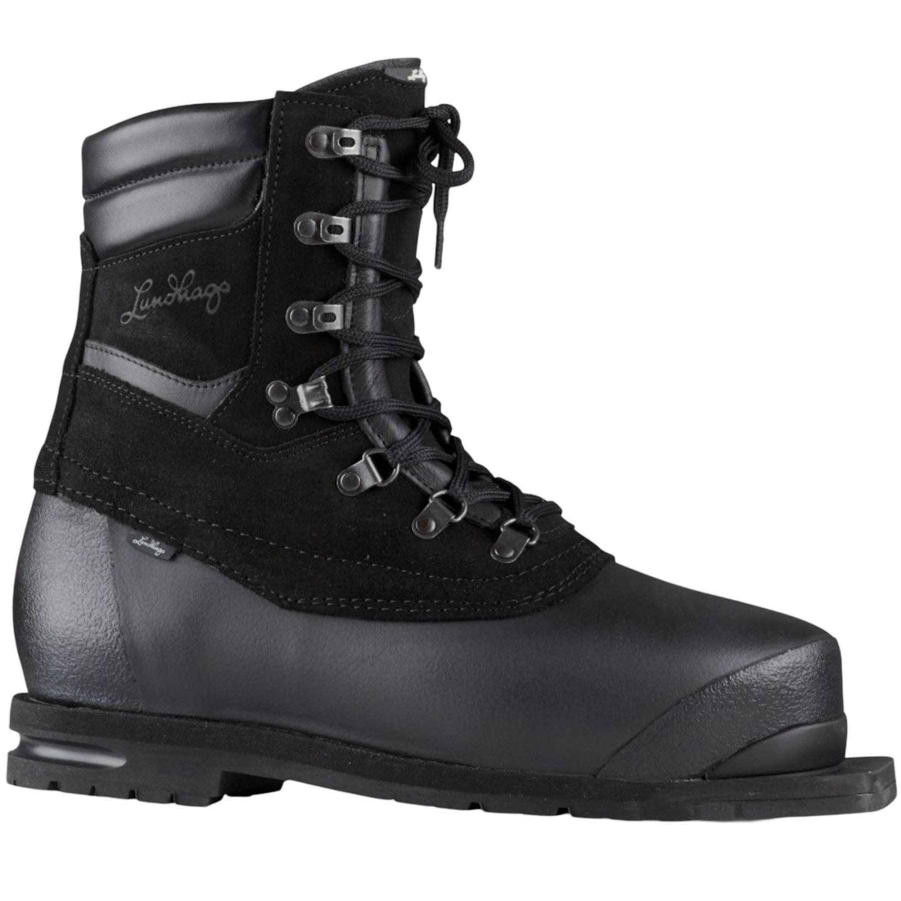 Lundhags Guide Expedition 75, botas de senderismo, hombre, negro