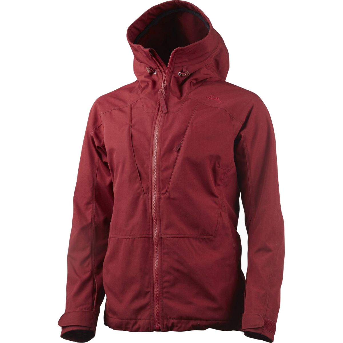 Lundhags Habe Ws Jacket, chaqueta softshell, mujer, rojo