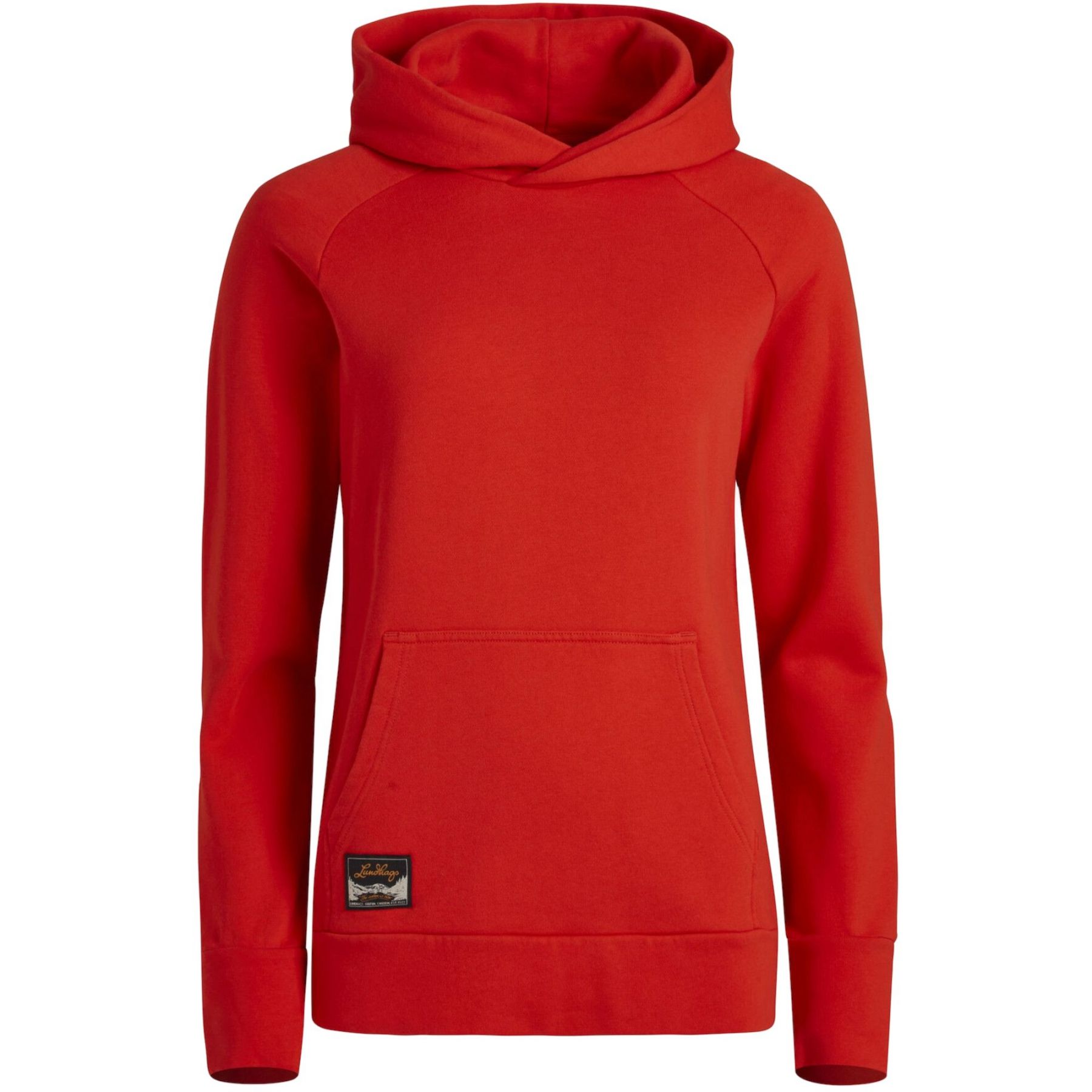 Lundhags Järpen Hoodie, capa intermedia, mujer, rojo