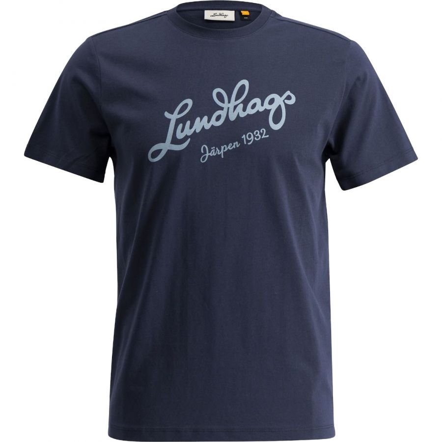 Lundhags Järpen Logo Camiseta M, camiseta, hombre, azul marino