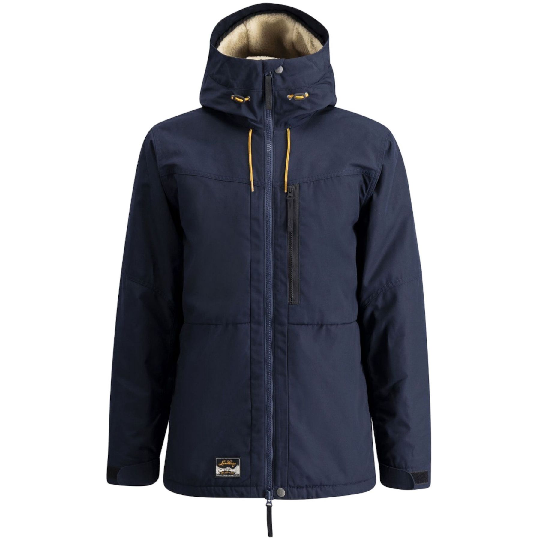 Lundhags Järpen Pile Jacket, chaqueta de esquí, hombre, azul marino