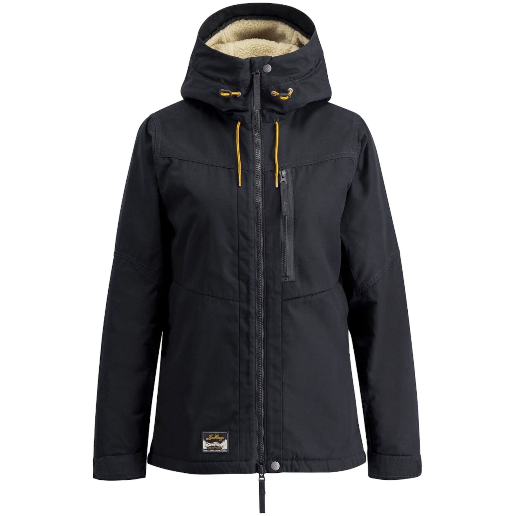 Lundhags Järpen Pile Jacket, chaqueta de esquí, mujer, negro
