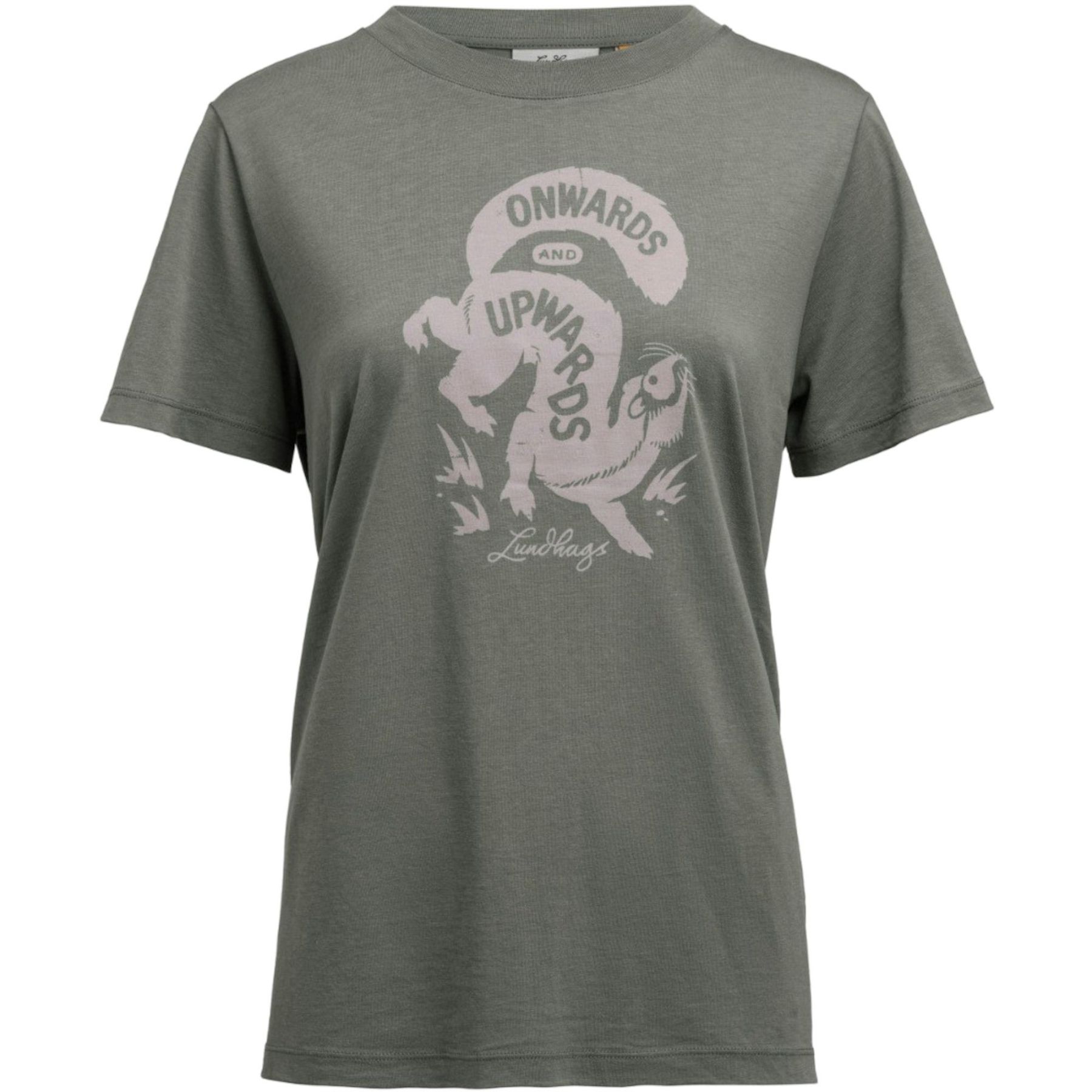 Lundhags Järpen Printed Camiseta, camiseta, mujer, verde