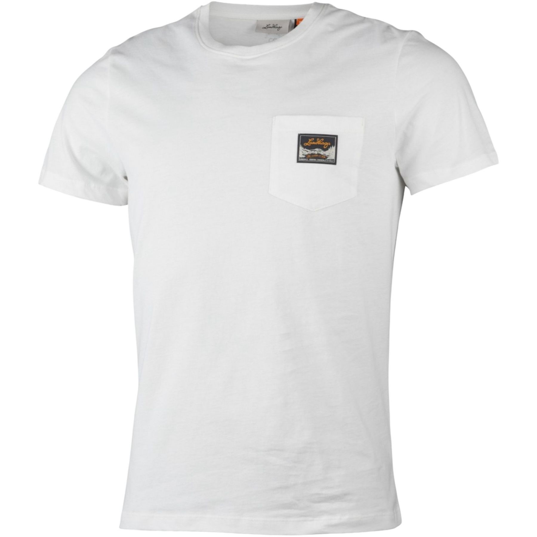 Lundhags Knak Ms Tee, camisa, hombre, blanco
