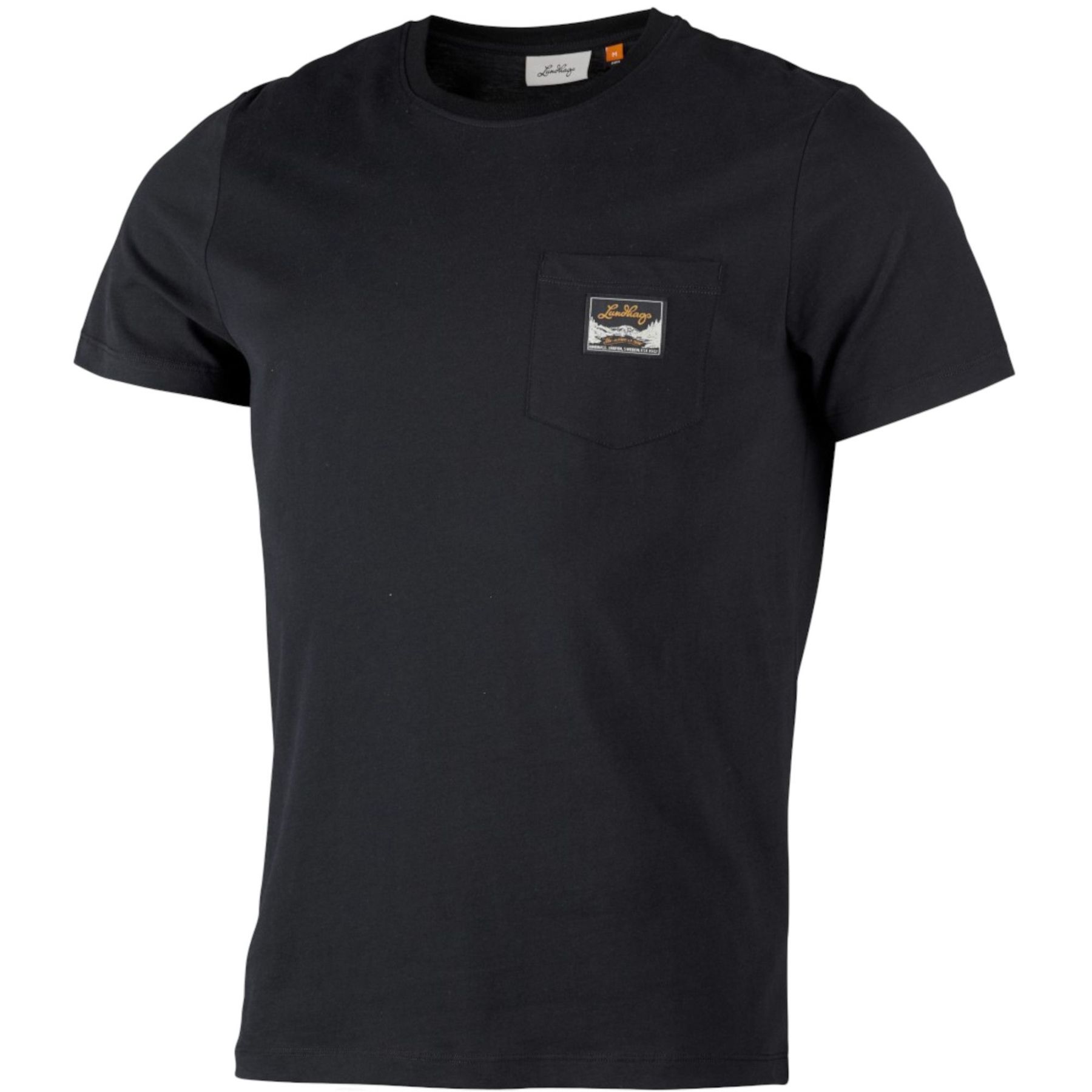 Lundhags Knak Ms Tee, camisa, hombre, negro