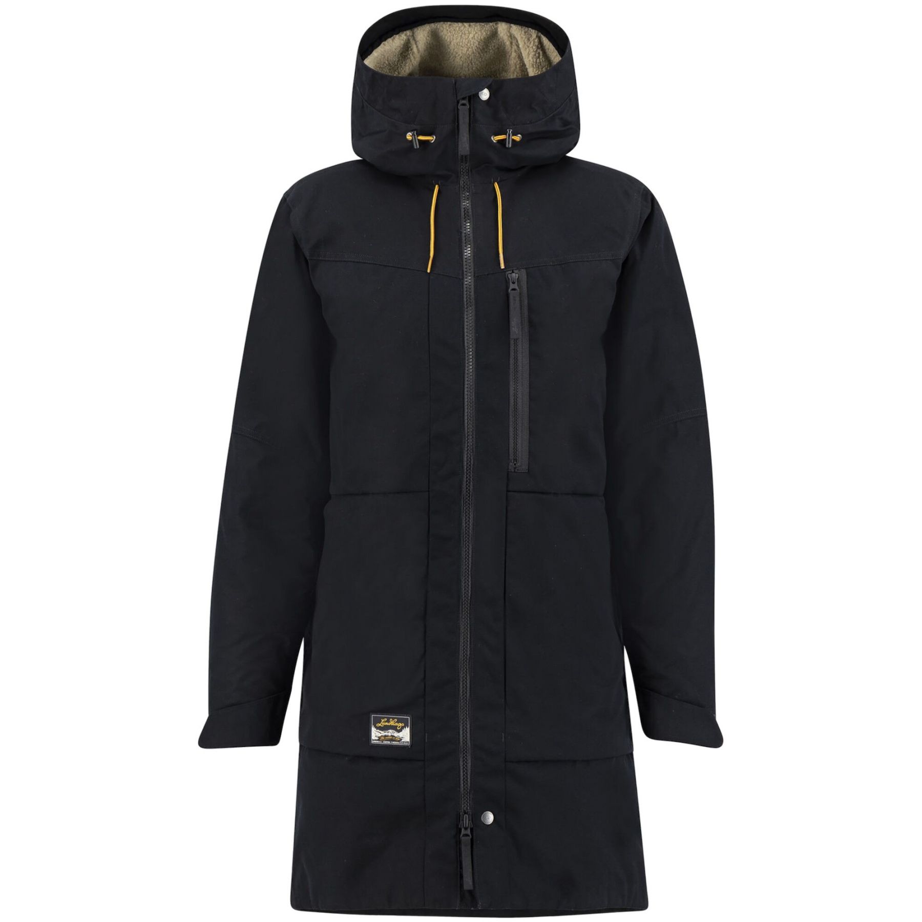 Lundhags Knak Pile Ms Parka, parka, hombre, negro