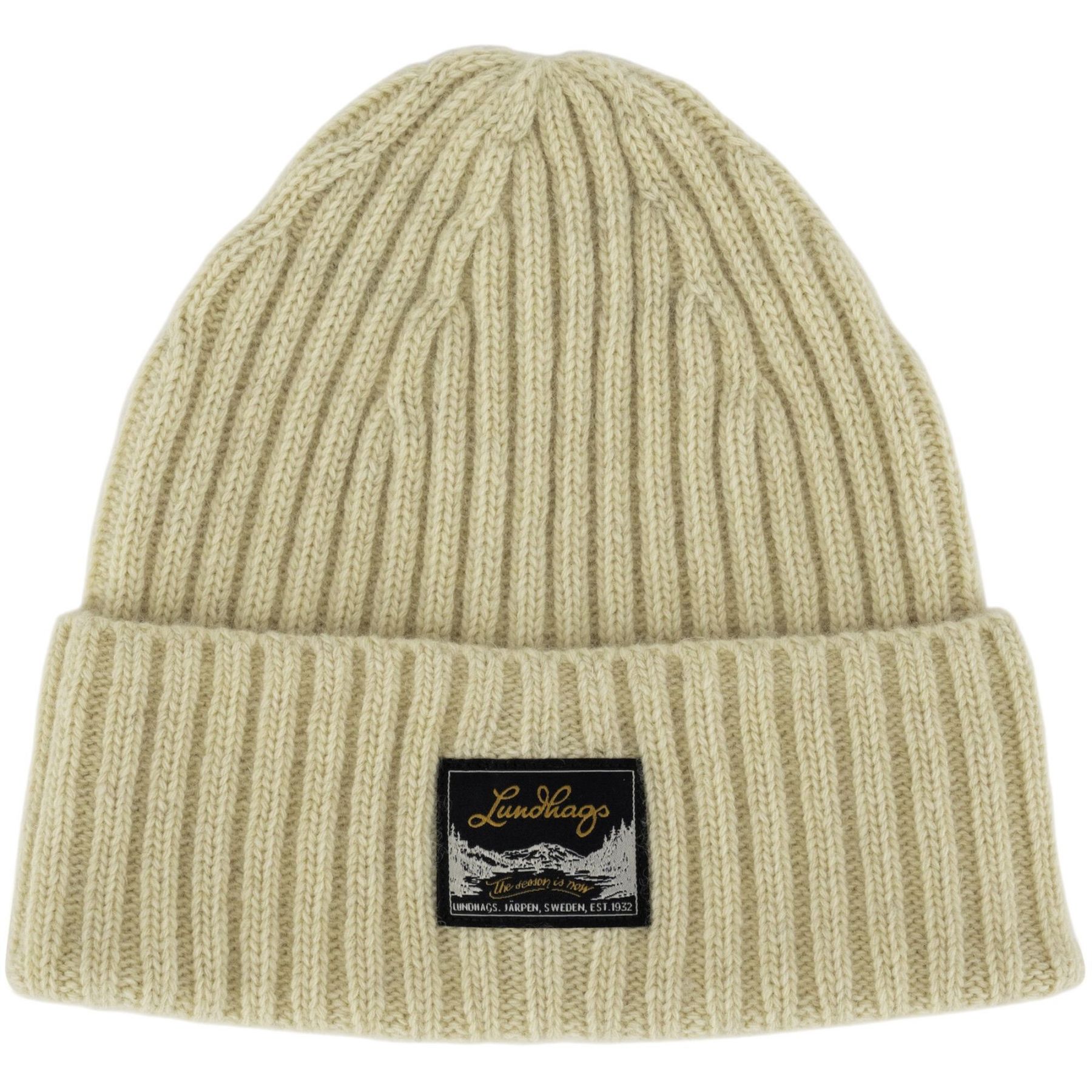 Lundhags Knak Wool Beanie, gorro, beige
