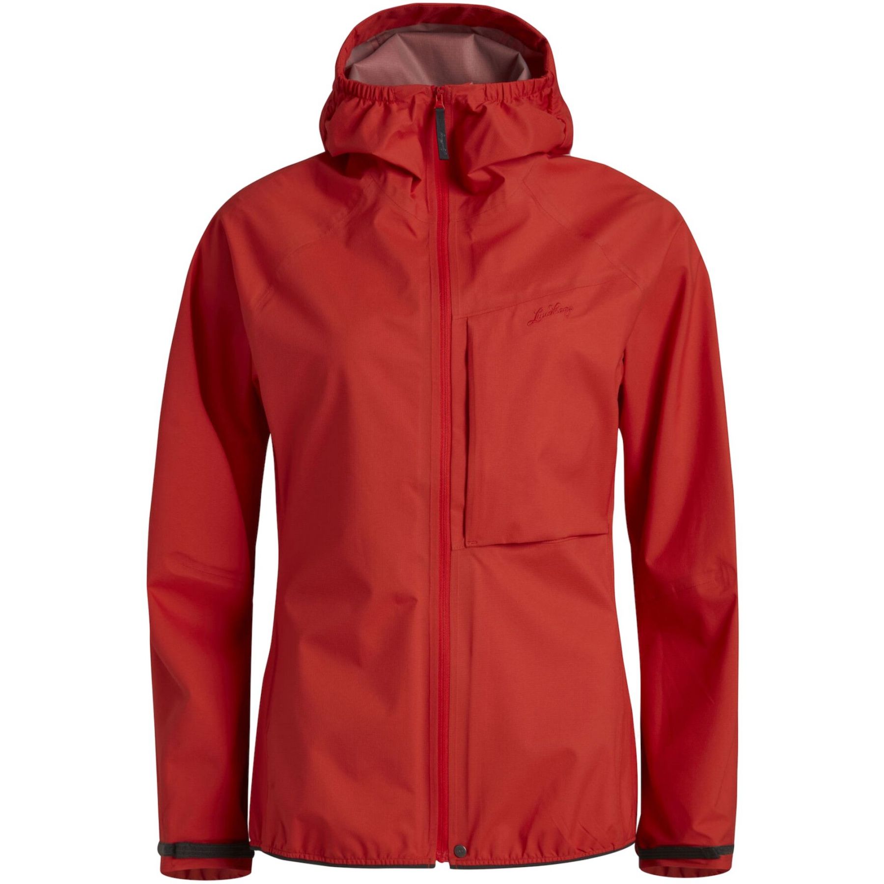 Lundhags Lo Ws Jacket, chaqueta shell, mujer, rojo