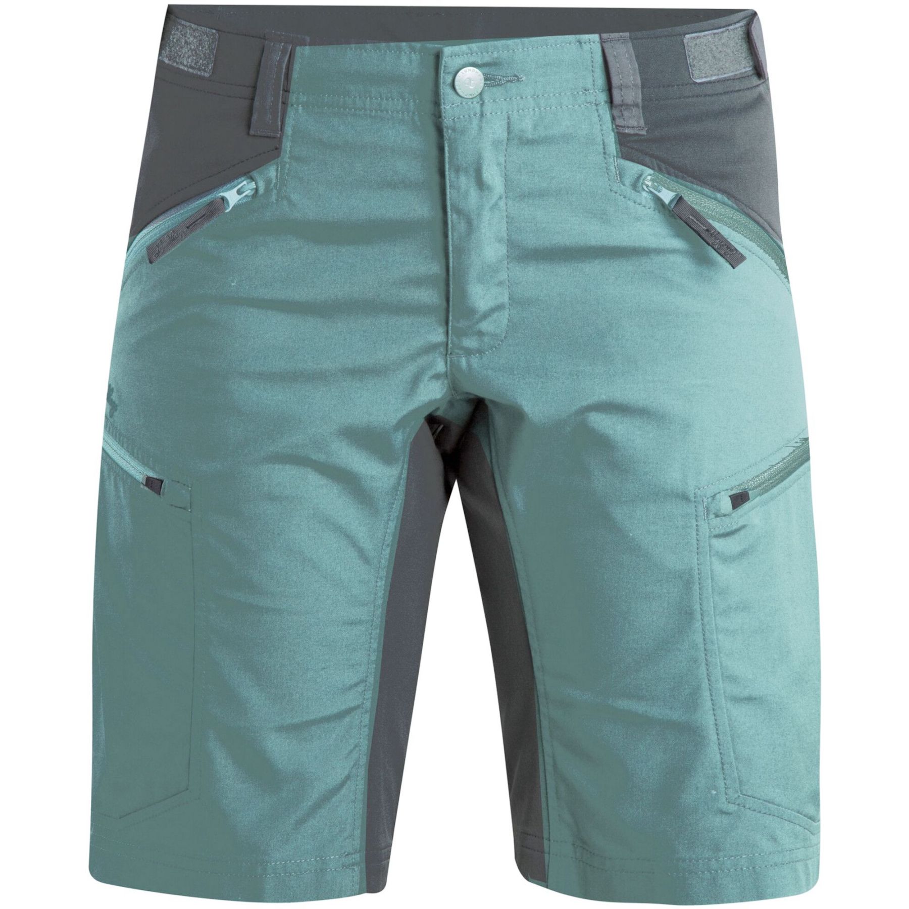 Lundhags Makke II Shorts, pantalones cortos de senderismo, mujer, verde