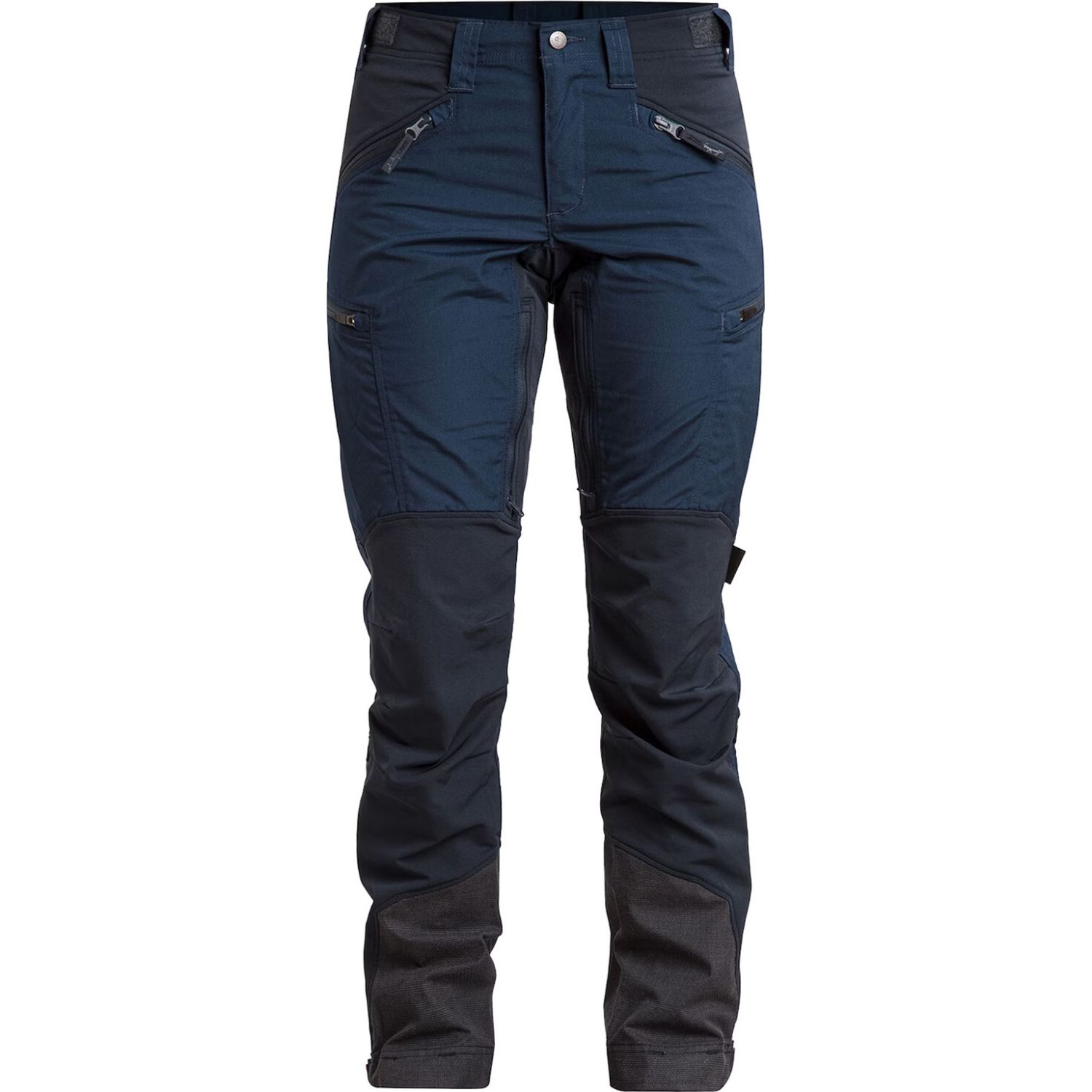 Lundhags Makke Pantalones Cortos, pantalones de senderismo, mujer, azul