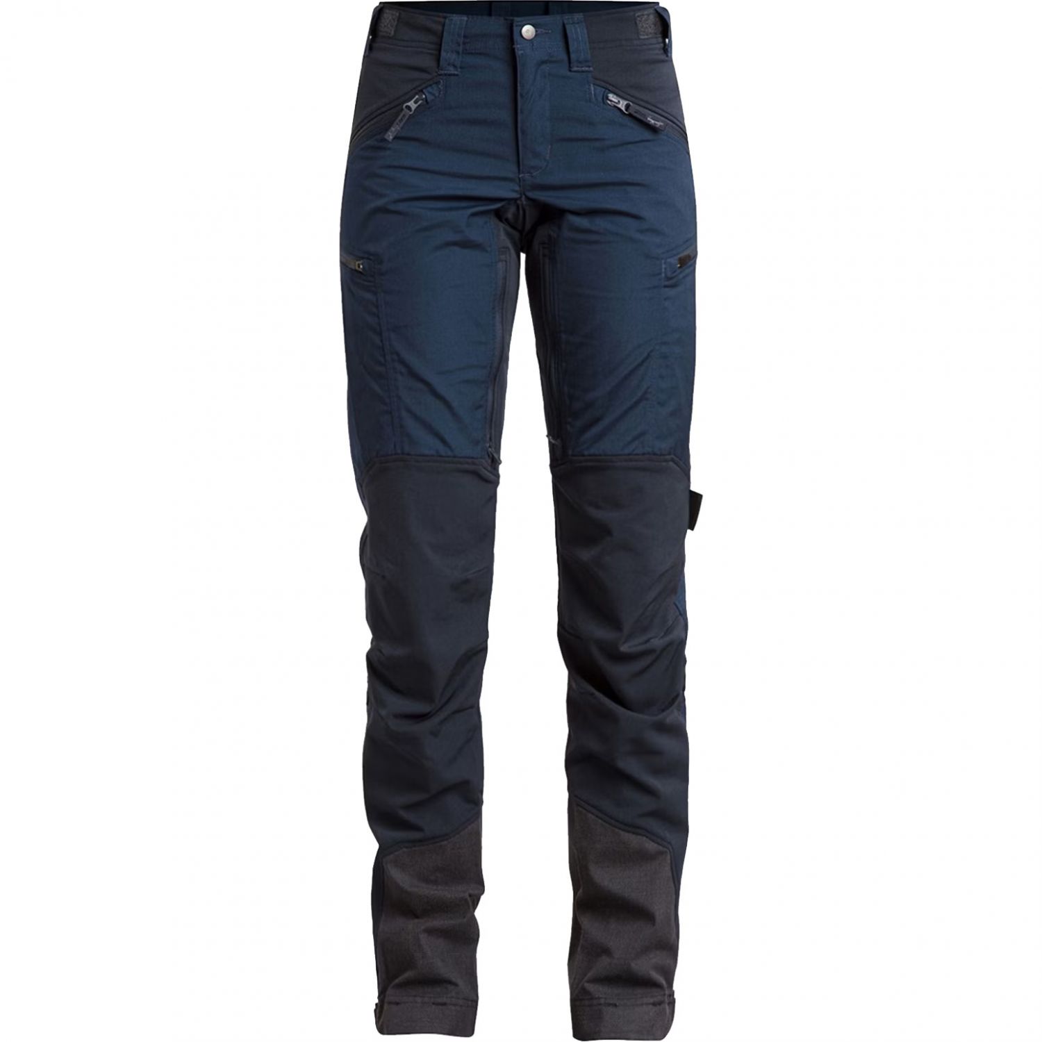 Lundhags Makke Pantalones Largos, pantalones de senderismo, mujer, azul