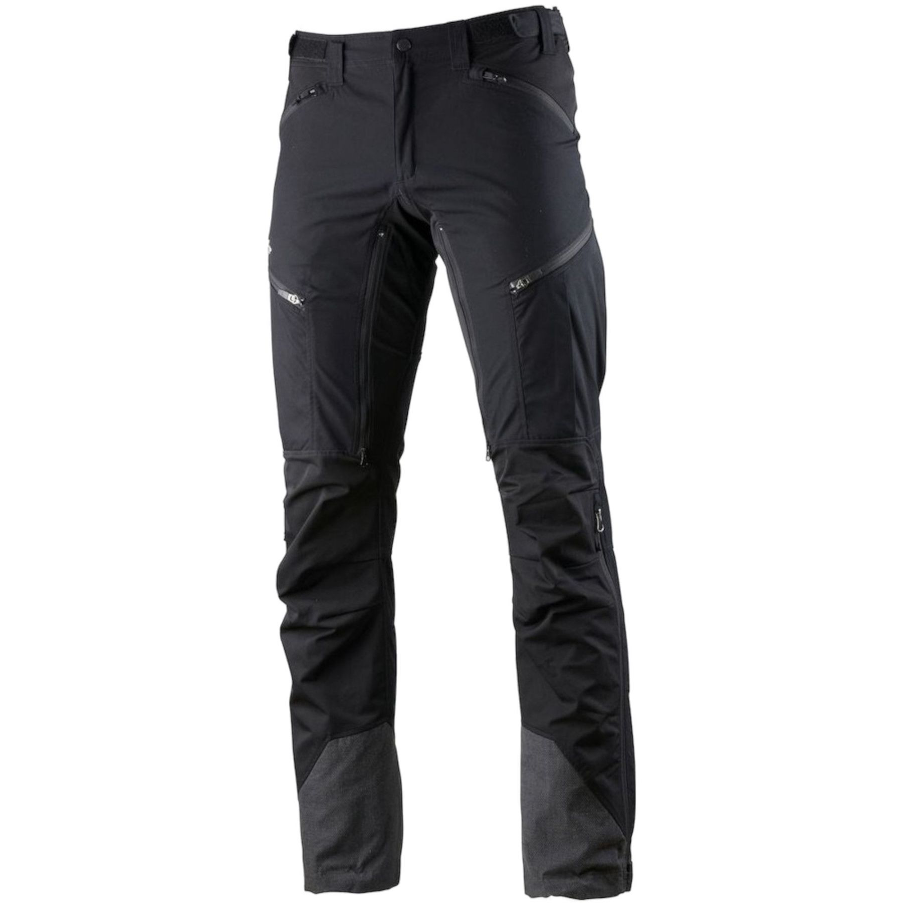 Lundhags Makke Pantalones Ms Long, pantalones de senderismo, hombre, negro