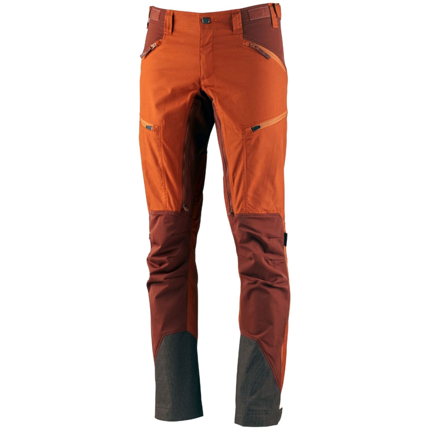 Lundhags Makke Pantalones, pantalones de senderismo, hombre, rojo