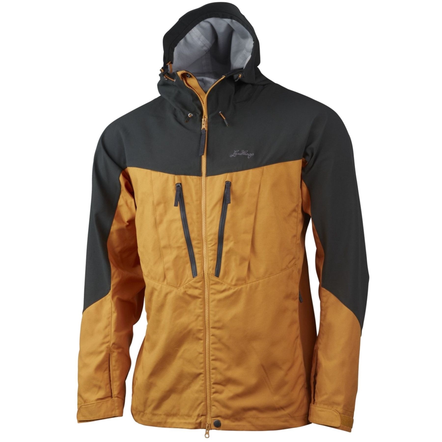 Lundhags Makke pro Chaqueta Ms, chaqueta shell, hombre, oro/gris