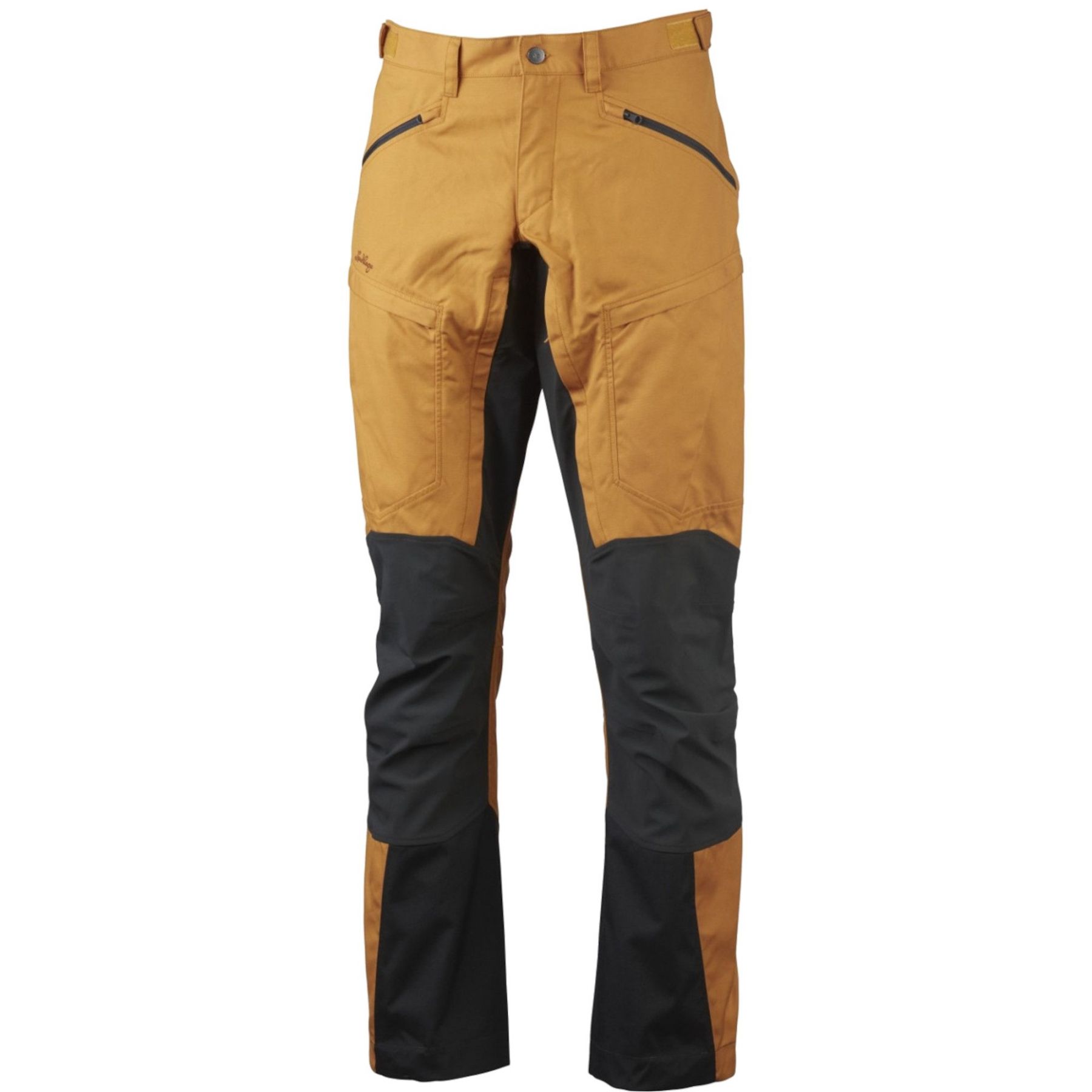 Lundhags Makke Pro Pantalones Ms, pantalones de senderismo, hombre, oro/gris