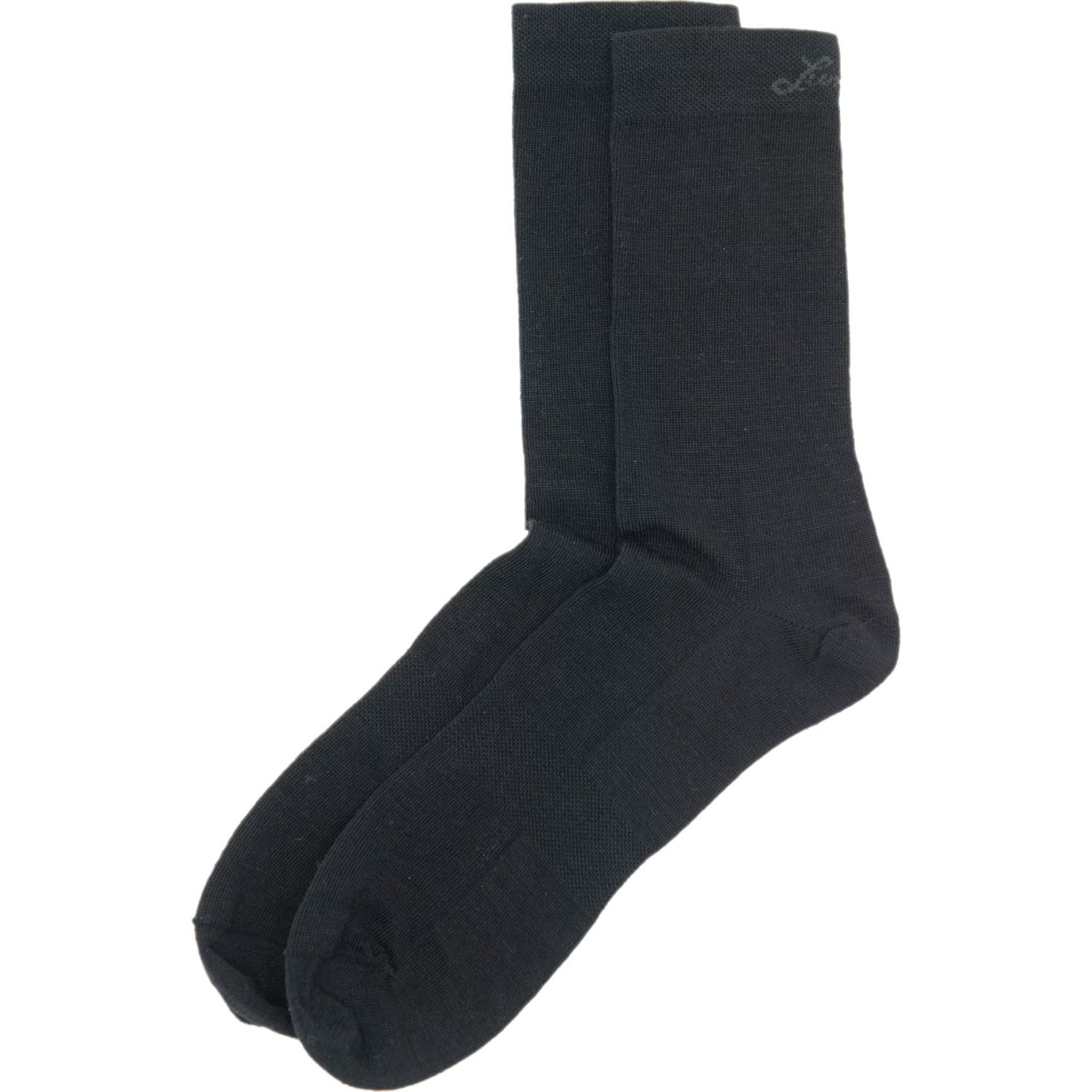 Lundhags Merino Liner Sock, calcetines de senderismo, unisex, negro