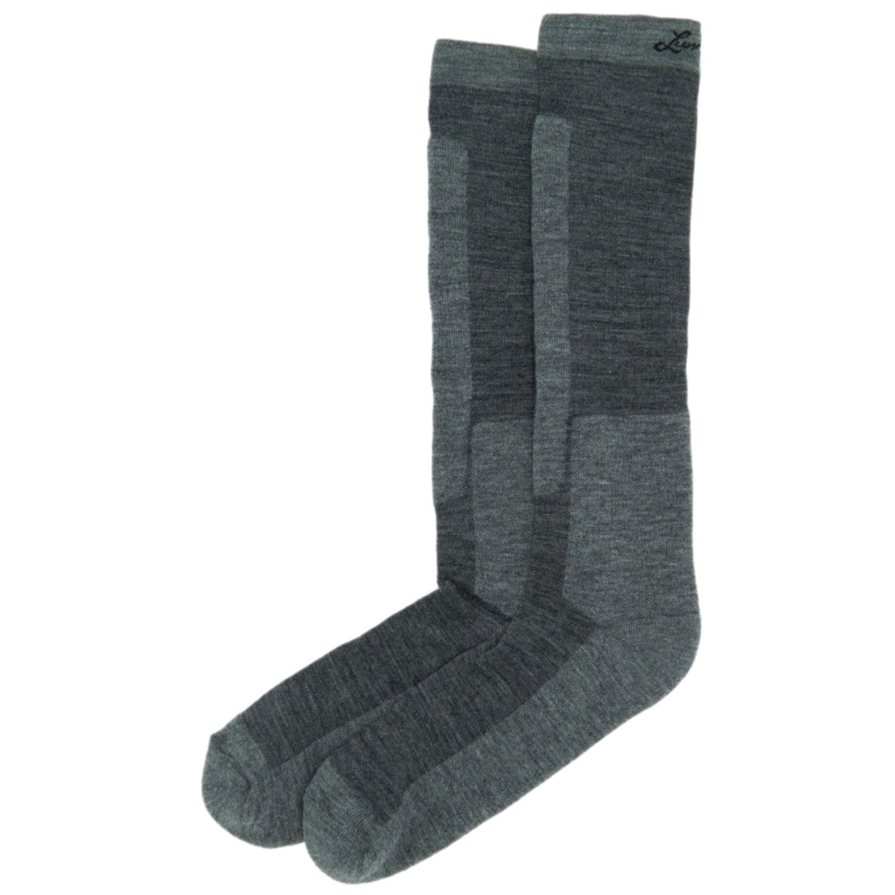 Lundhags Merino Trekking Sock High, calcetines de senderismo, unisex, gris