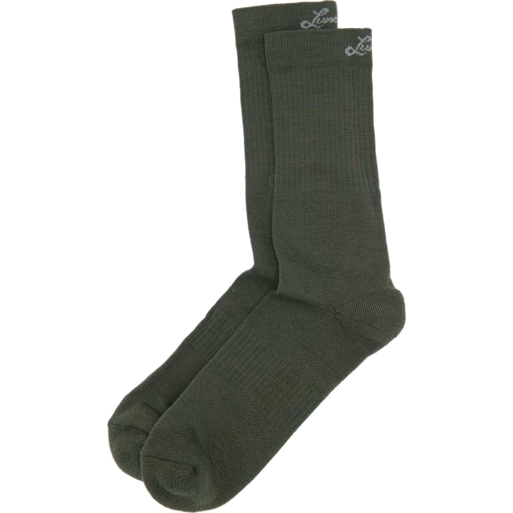 Lundhags Merino Trekking Sock Mid, calcetines de senderismo, unisex, verde