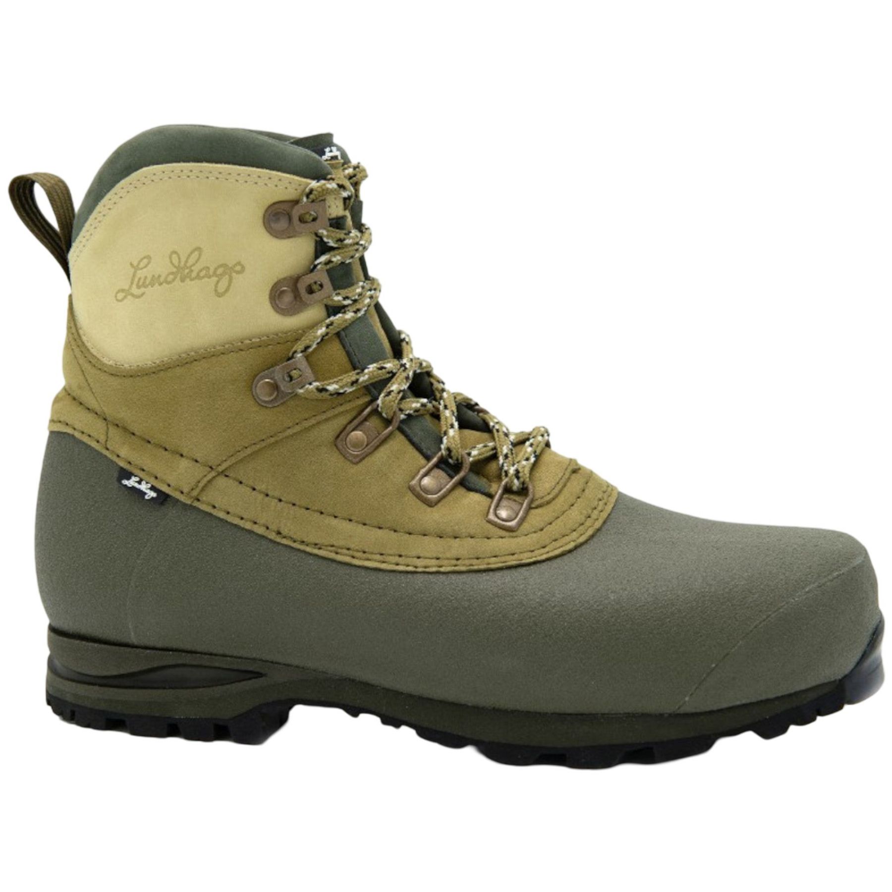 Lundhags Padje Light Trekking Boot Mid M, zapatos de senderismo, hombre, verde