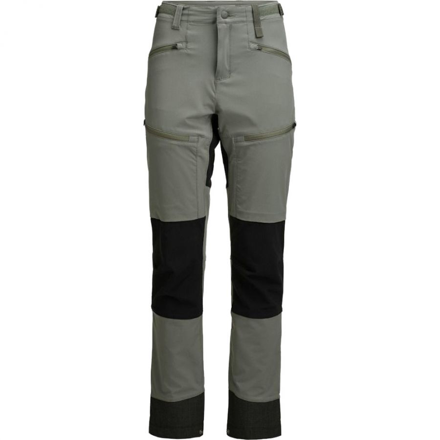 Lundhags Padje Stretch Pant, pantalones de senderismo, mujer, verde/negro