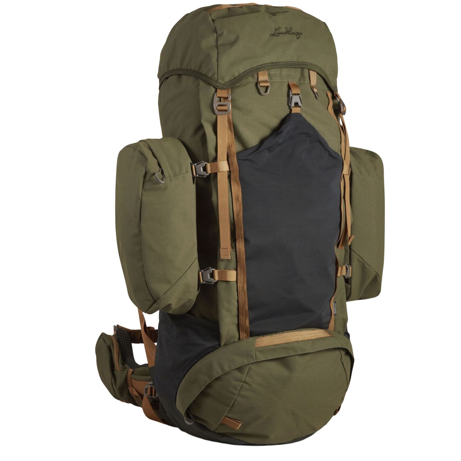 Lundhags Saruk Expedition 110+10 L Regular Long, mochila, unisex, verde