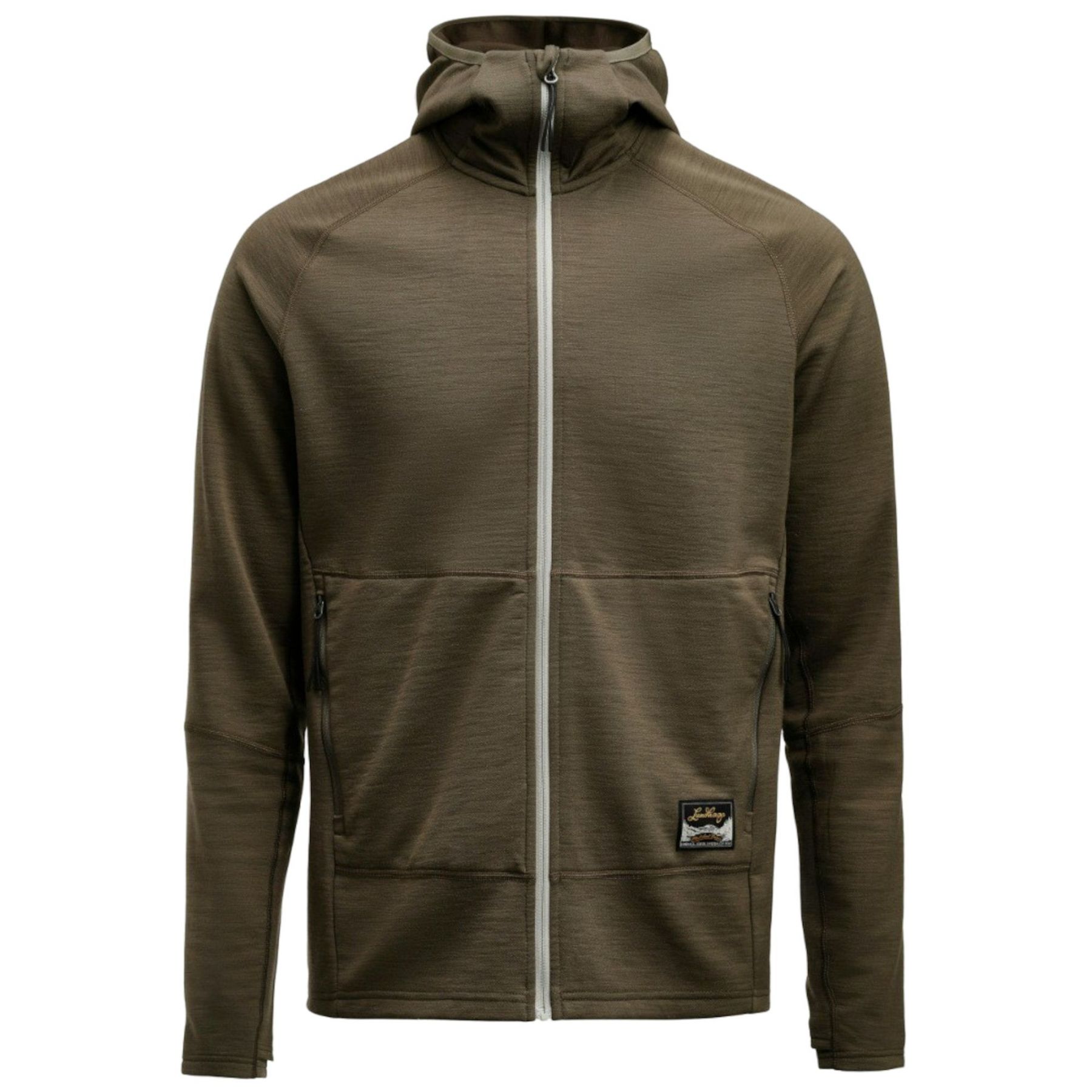 Lundhags Tived Merino Hoodie, capa intermedia, hombre, verde