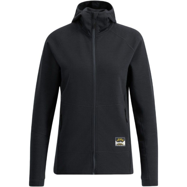Lundhags Tived Merino Hoodie W, capa intermedia, negro